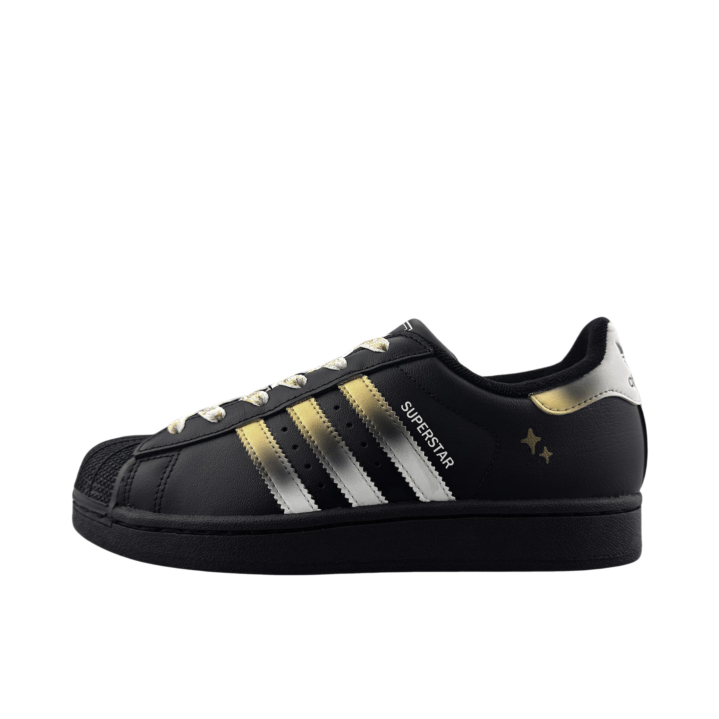推荐商品：定制款 adidas Originals Superstar 2 板鞋 防滑减震低帮系带 大童/金慕暇