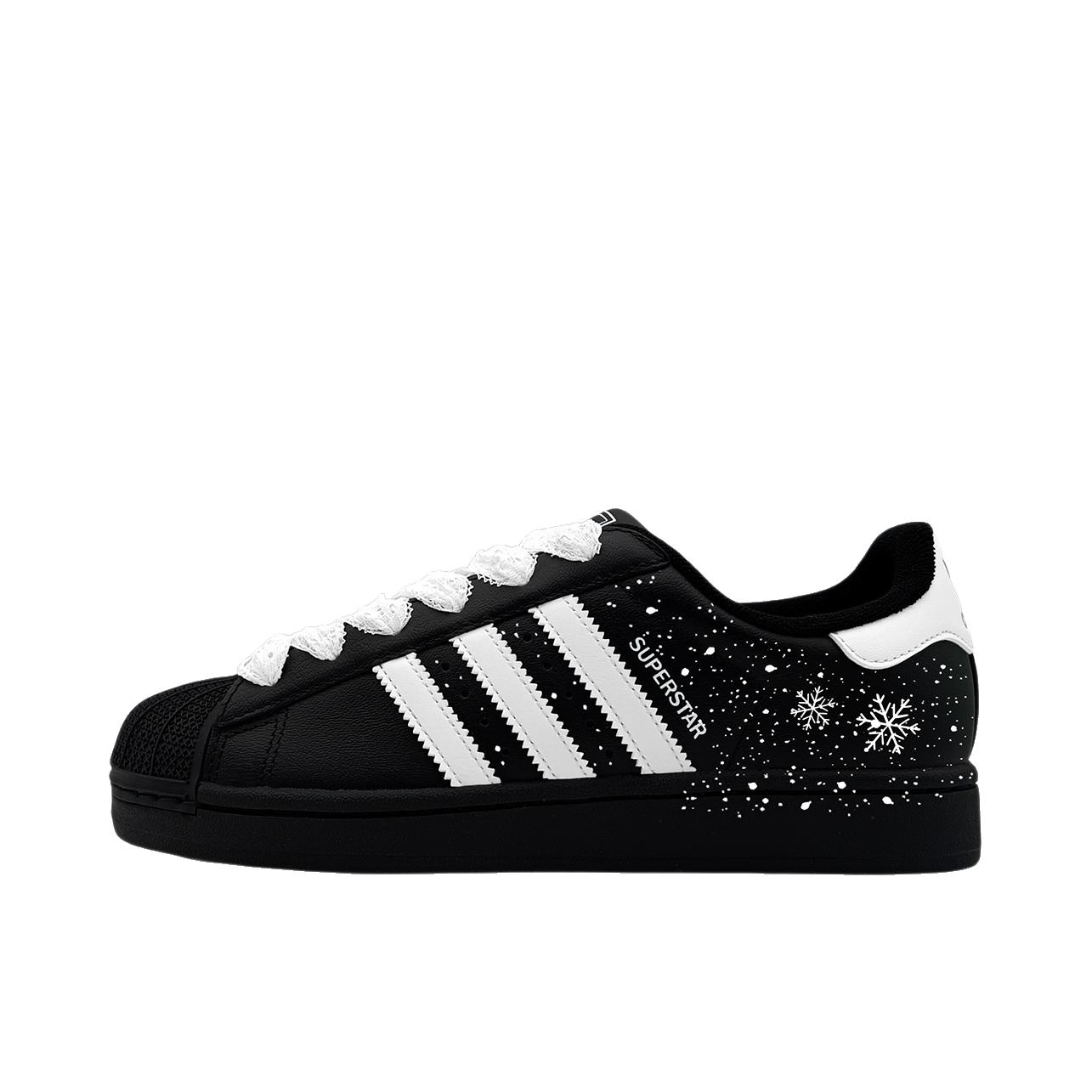 推荐商品：定制款 adidas Originals Superstar 2 板鞋 防滑减震低帮系带 大童/漫雪晶灵