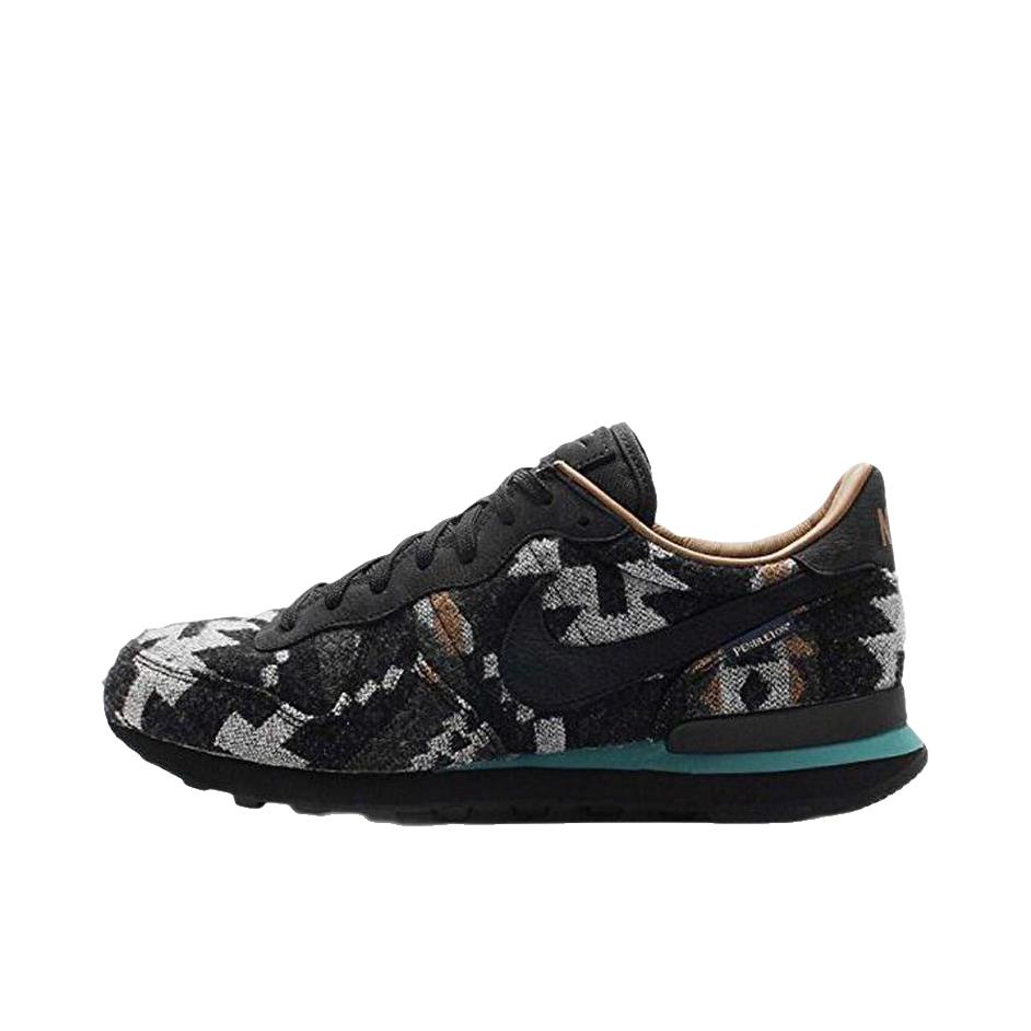 推荐商品：Nike Internationalist 板鞋 减震耐磨 黑色/灰色