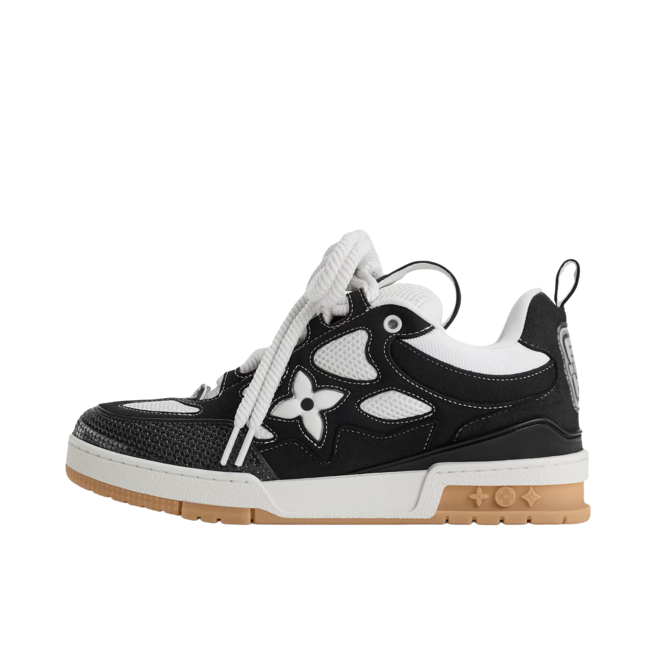 推荐商品：Louis Vuitton/路易威登 Skate 板鞋 系带圆头 黑色