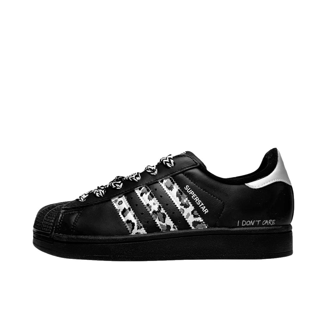 推荐商品：定制款 adidas Originals Superstar 2 板鞋 防滑减震低帮系带 珠光豹纹