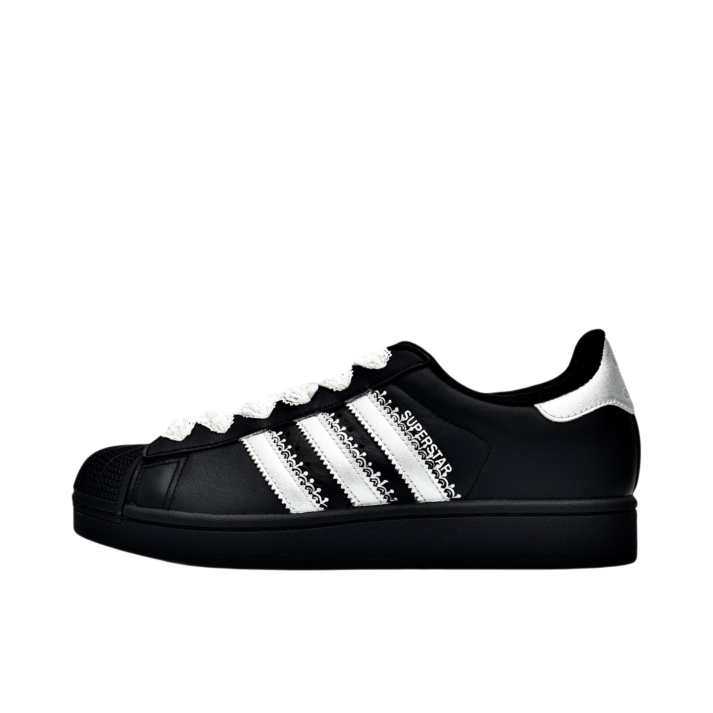 推荐商品：定制款 adidas Originals Superstar 2 板鞋 防滑减震低帮系带 繁花银河