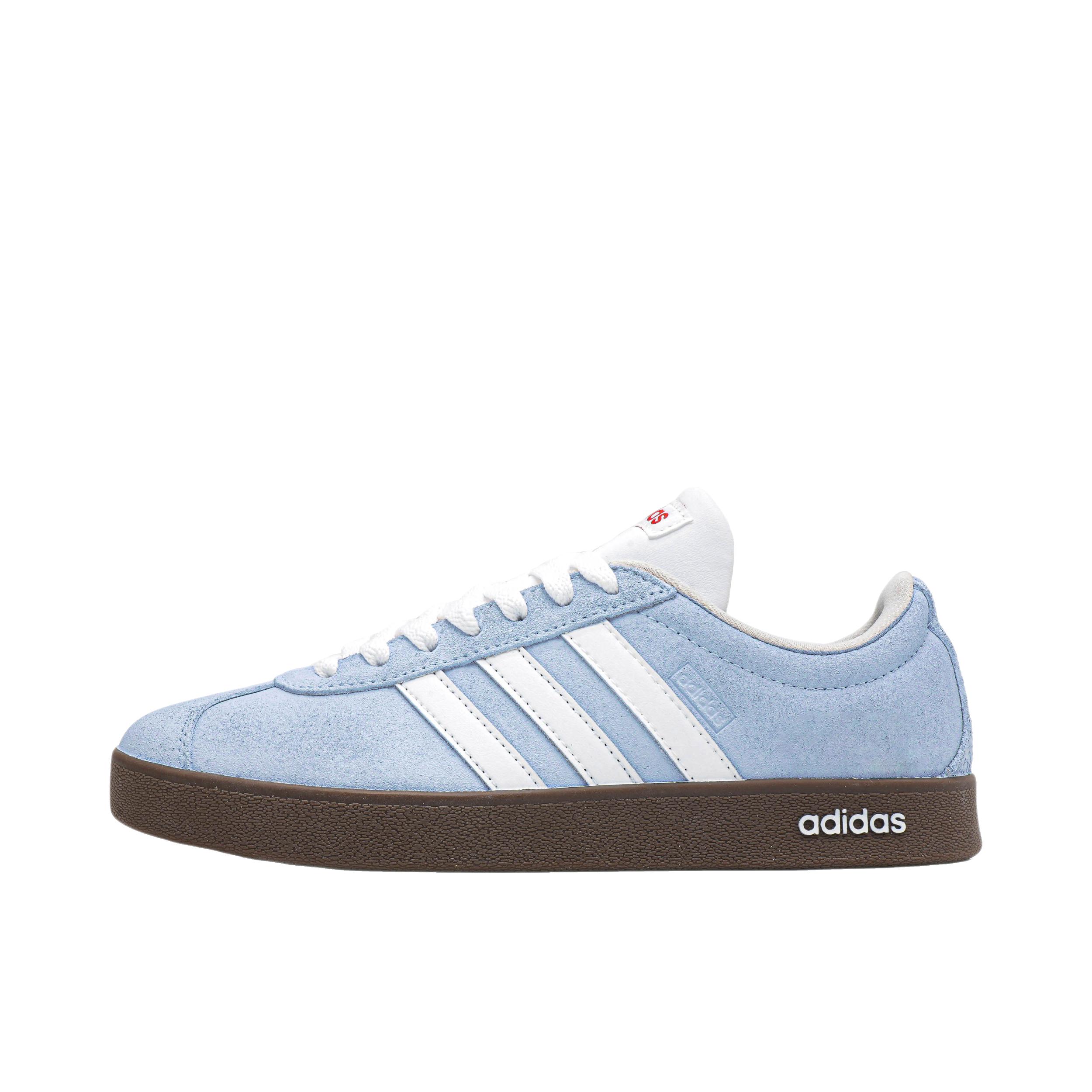 推荐商品：【定制球鞋】Adidas neo VL Court 2.0 德训鞋 板鞋 复古轻便耐磨芭蕾风甜美文艺抗冲击性防水 清新蓝