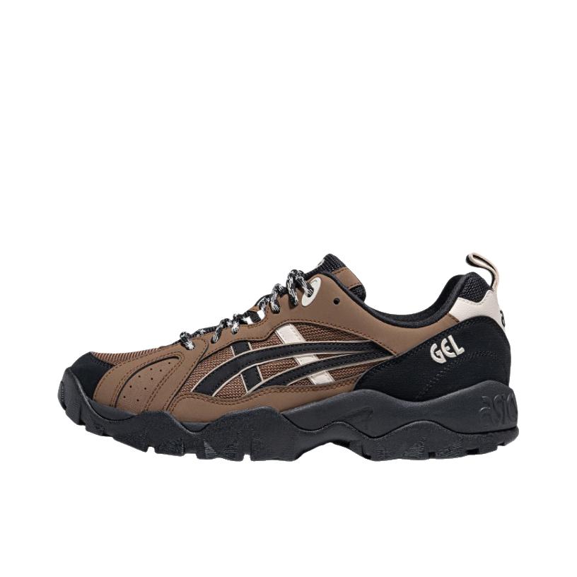 推荐商品：Asics/亚瑟士 Gel-Truck 防滑耐磨 舒适减震 织物 合成革 简约复古 运动休闲鞋 棕色/黑色