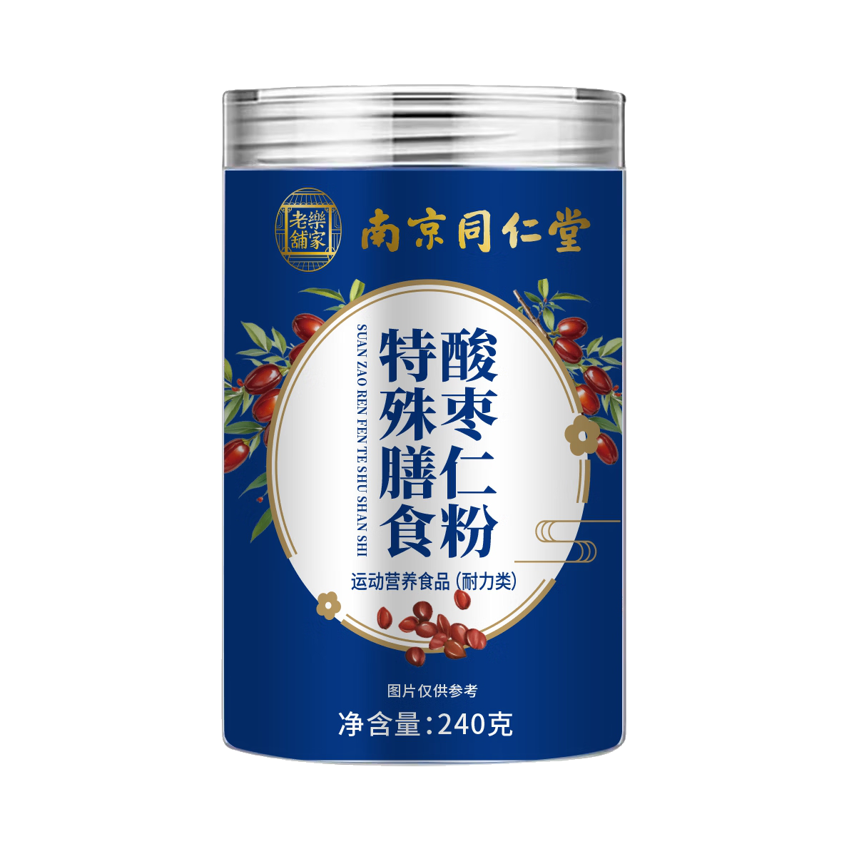推荐商品：南京同仁堂 乐家老铺 酸枣仁粉特殊膳食 罐装
