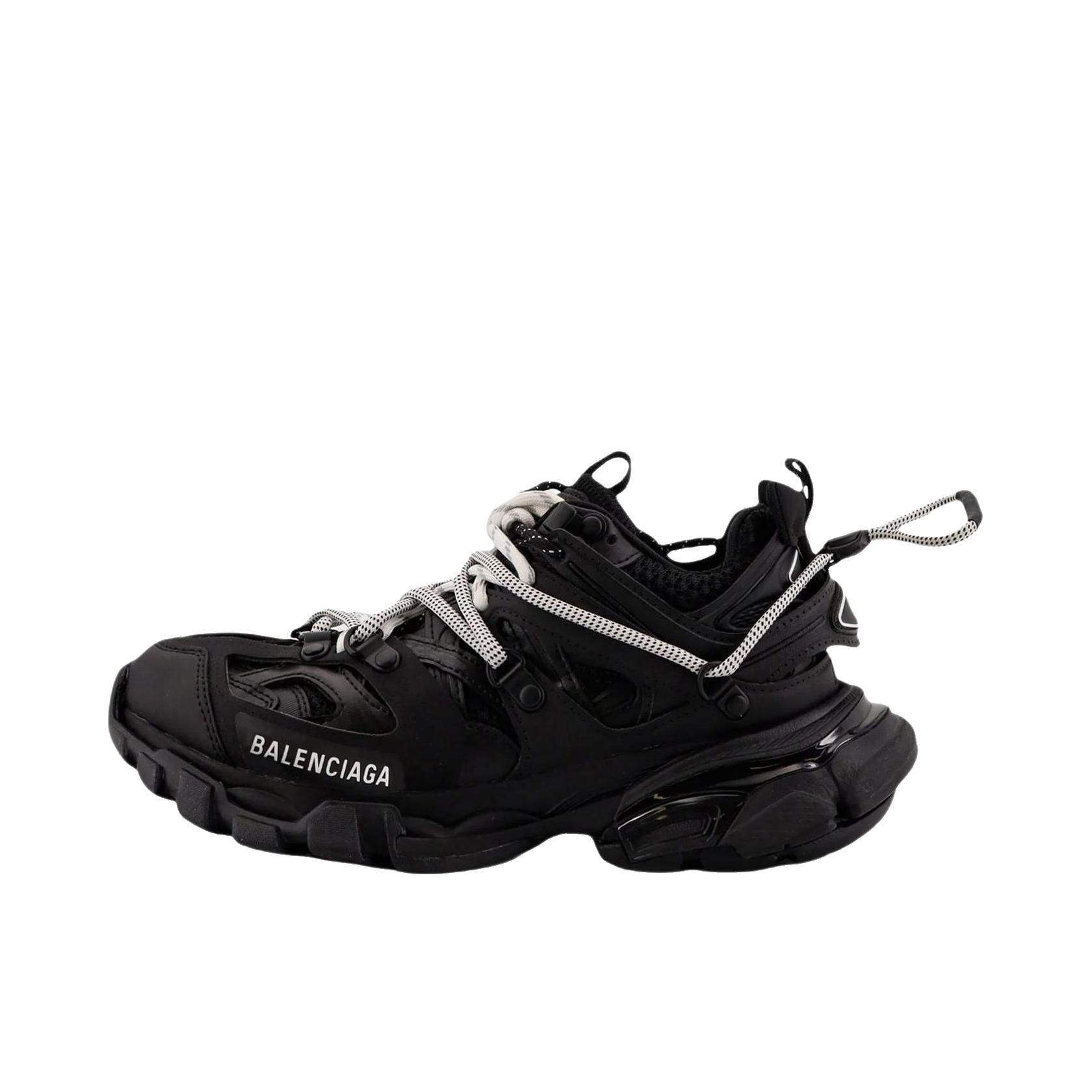 推荐商品：Balenciaga 巴黎世家 Track 1.0系列 轻便 时尚 包裹性 织物 休闲运动鞋 老爹鞋 女款/深黑色