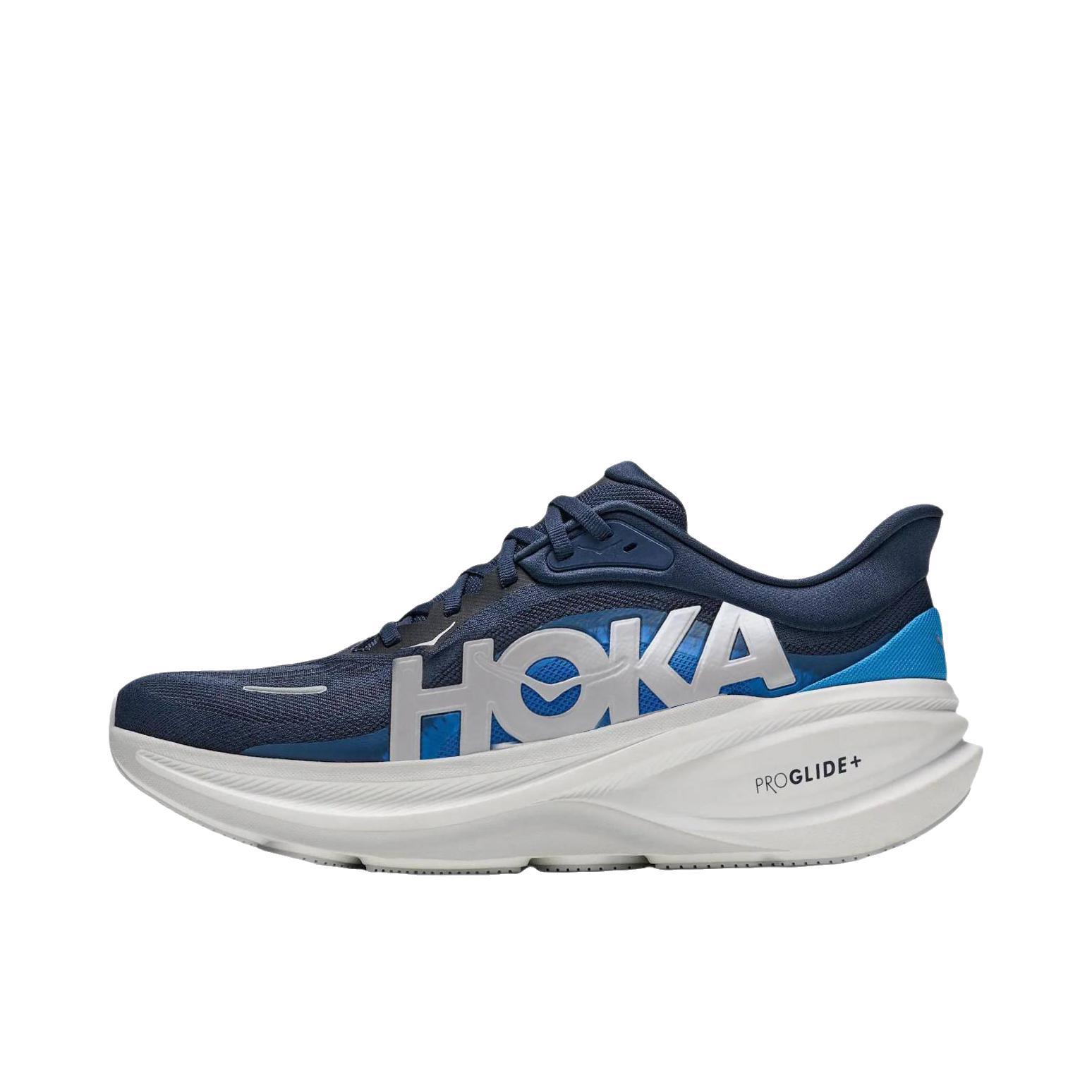 推荐商品：HOKA ONE ONE Clifton Pro 跑鞋 柔软舒适 学院海军蓝/柔和钴蓝色