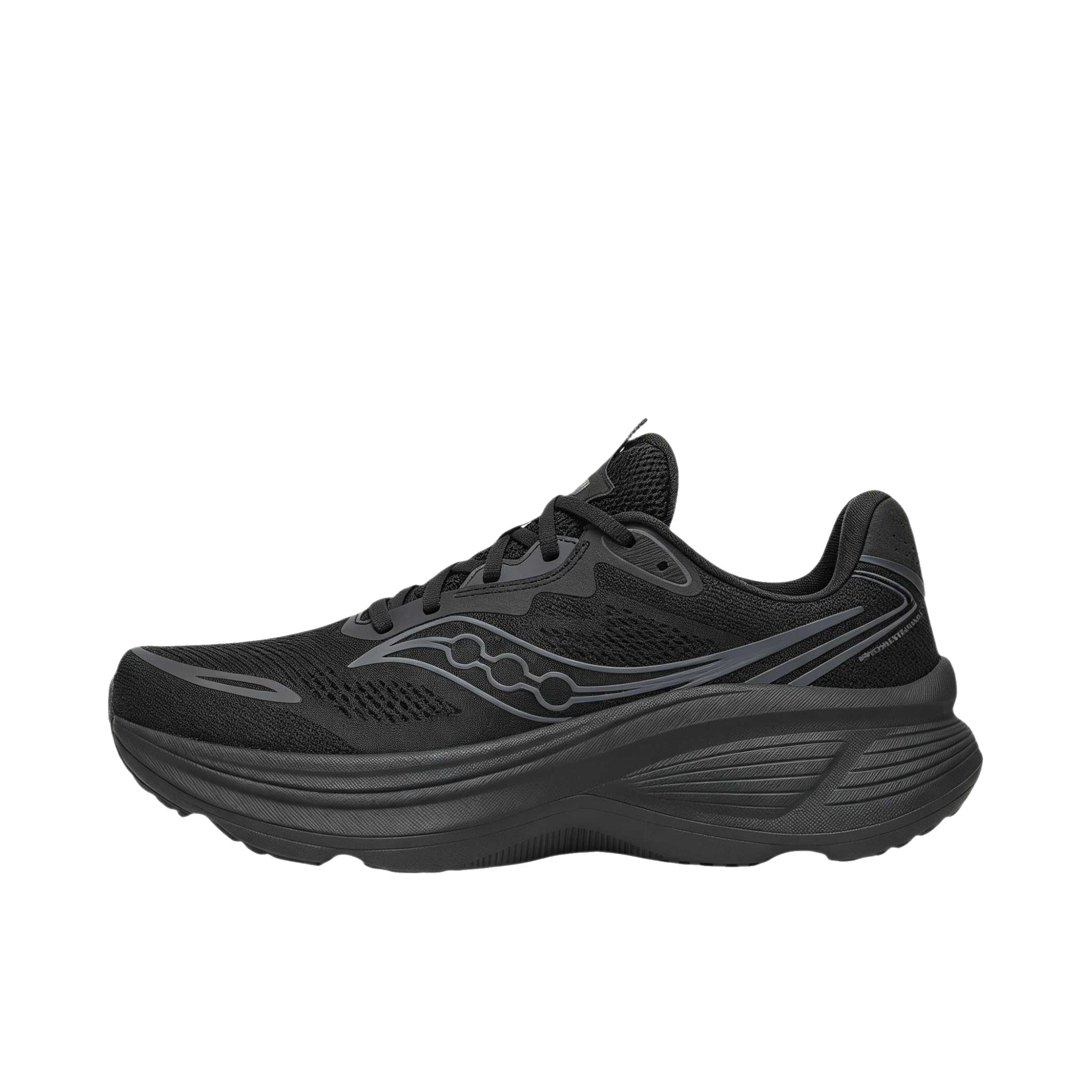 推荐商品：Saucony/索康尼 Hurricane 飓风26 跑鞋 耐磨透气舒适 全黑色