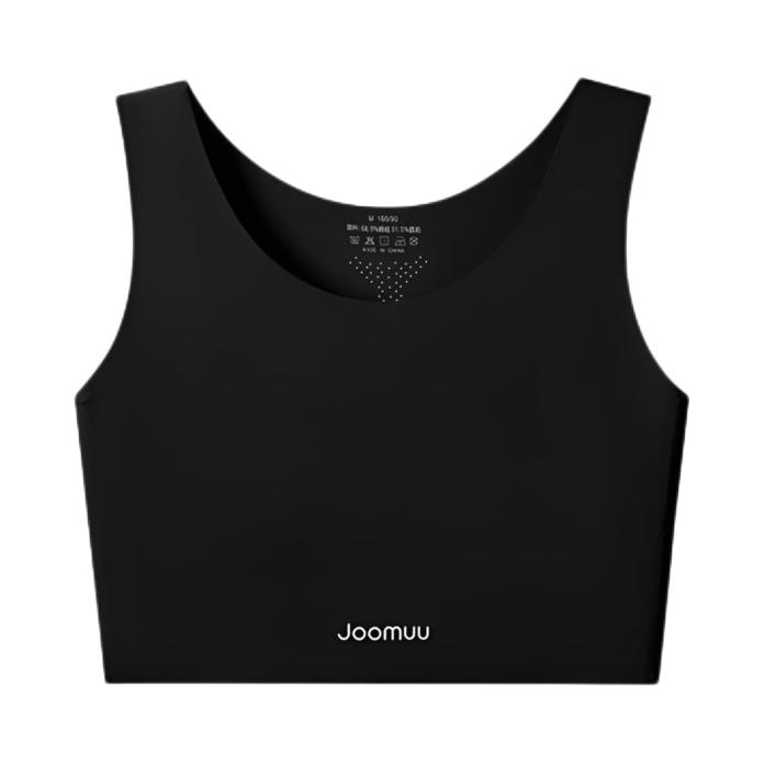 推荐商品：joomuu 聚拢透气薄款运动内衣 女装 YH082-10-JM02 黑