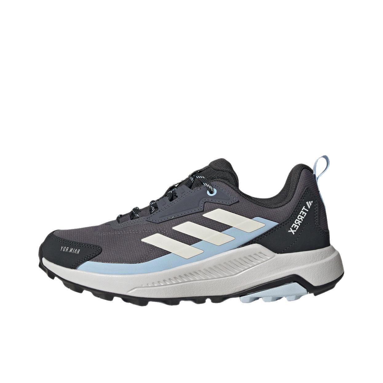 推荐商品：adidas  Anylander  R.RDY  防滑 防水 低帮 系带  户外鞋 低帮/灰色/晶蓝色/白色