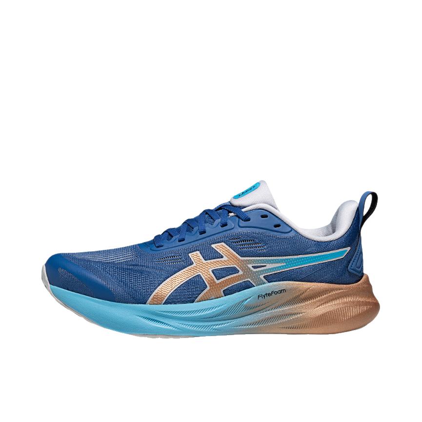推荐商品：Asics/亚瑟士 GEL-STRIDE 跑鞋 支撑耐磨透气 蓝色