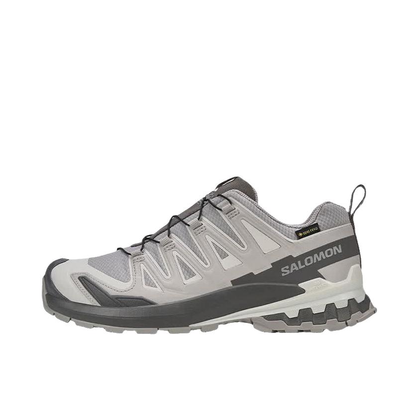 推荐商品：Salomon/萨洛蒙 XA Pro 3D V9 GTX 防滑耐磨 防水 网布 减震支撑 越野跑鞋 女款/合金灰