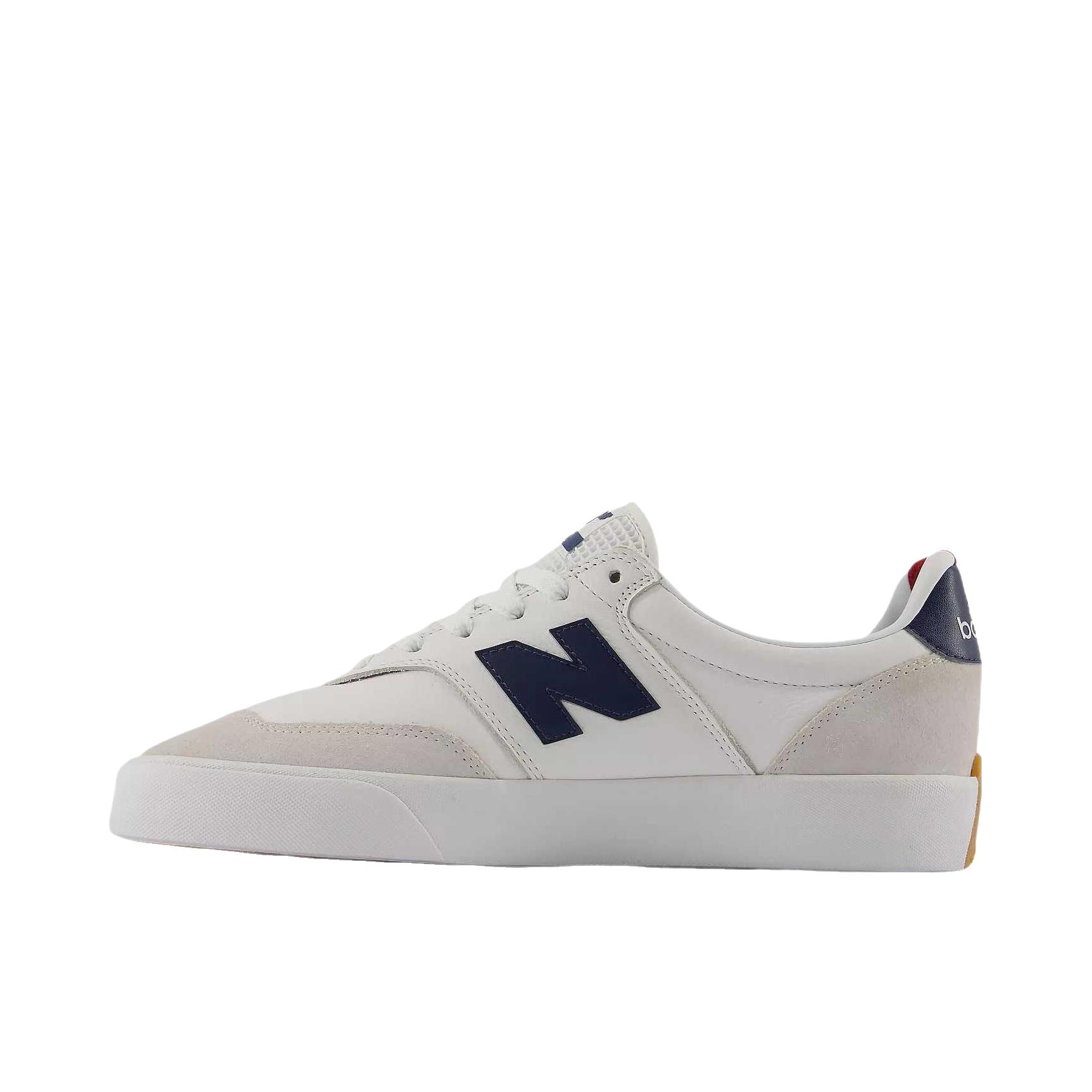 推荐商品：New Balance Numeric 340 板鞋 日常休闲 D宽/白色/海军蓝