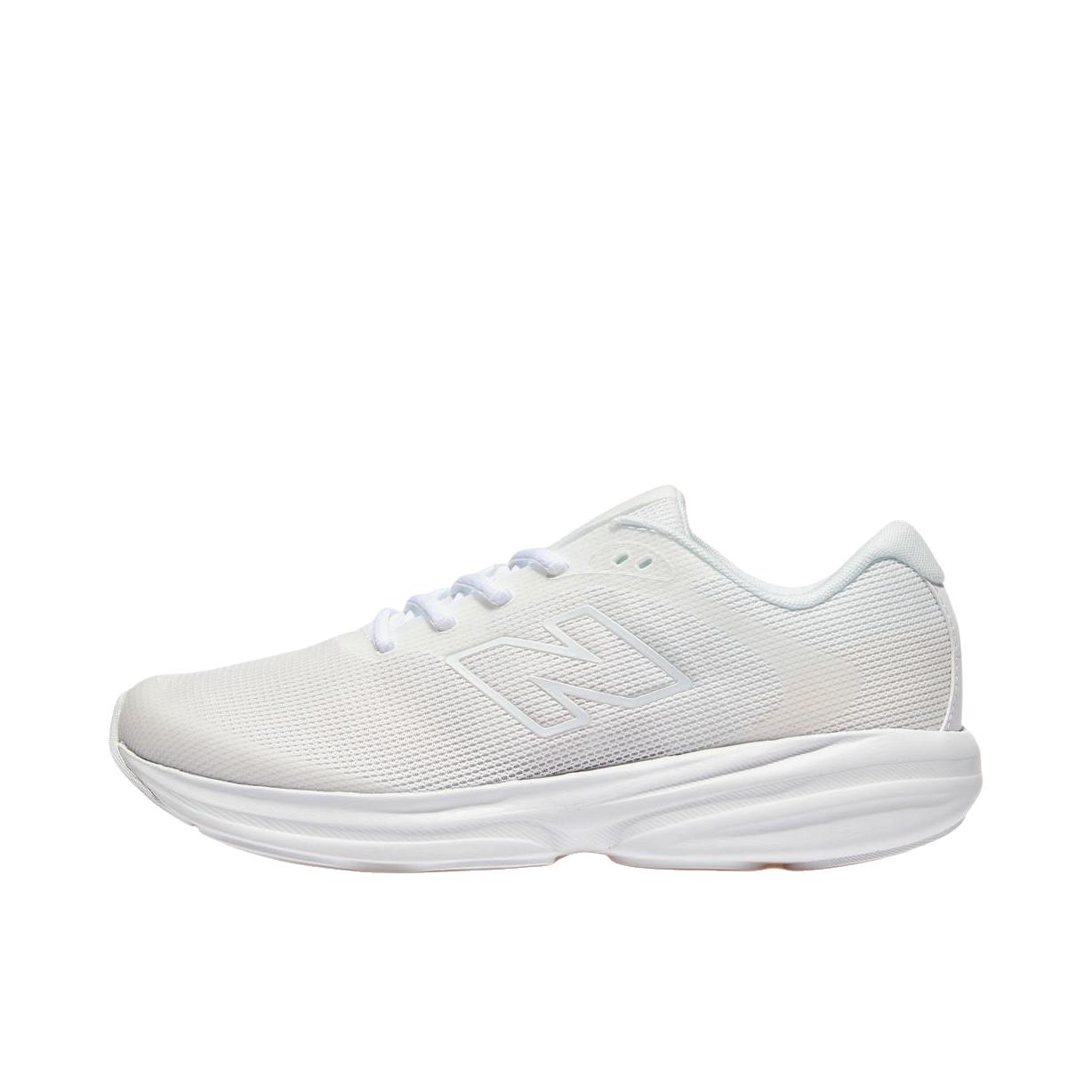 推荐商品：New Balance 411 v4 跑鞋 透气舒适耐用 D宽/奶白色 