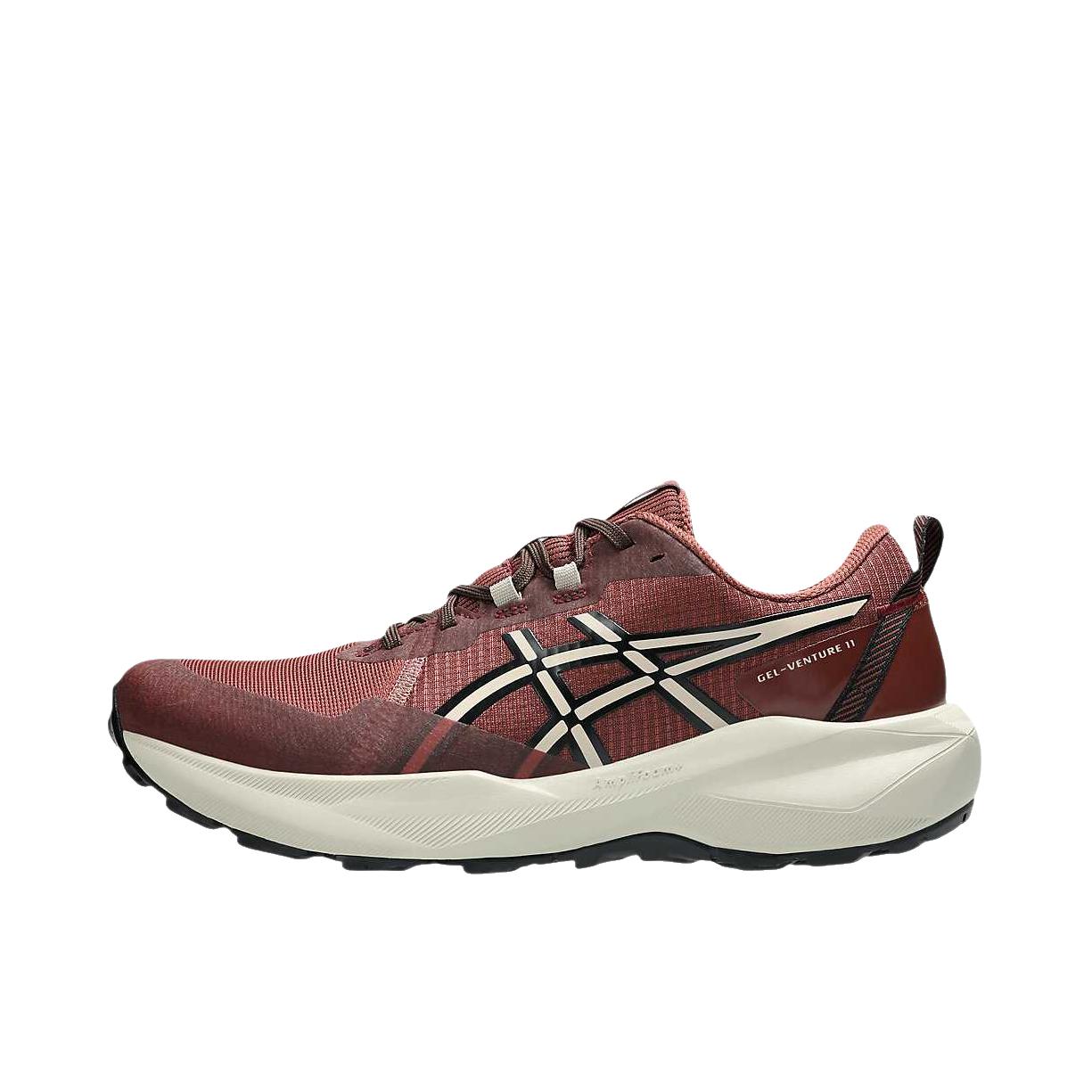 推荐商品：Asics/亚瑟士 GEL-VENTURE 11 越野跑鞋 橡胶减震透气抓地耐穿贴合网布防水 锈蚀岩石/轻尘 