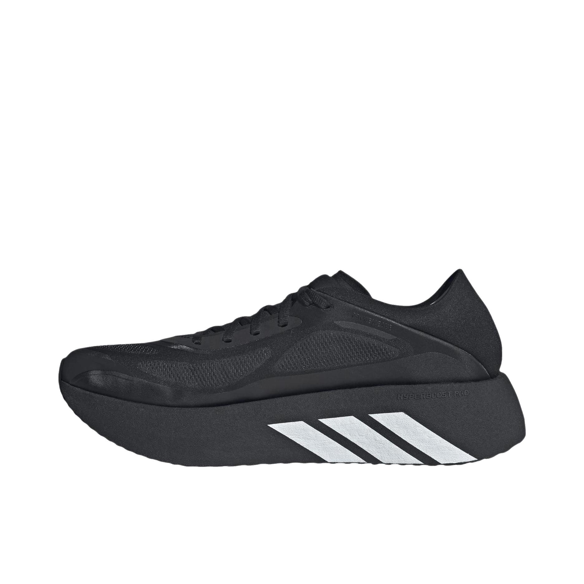 推荐商品：adidas HYPERBOOST RUN 跑鞋 日常运动支撑 深黑色