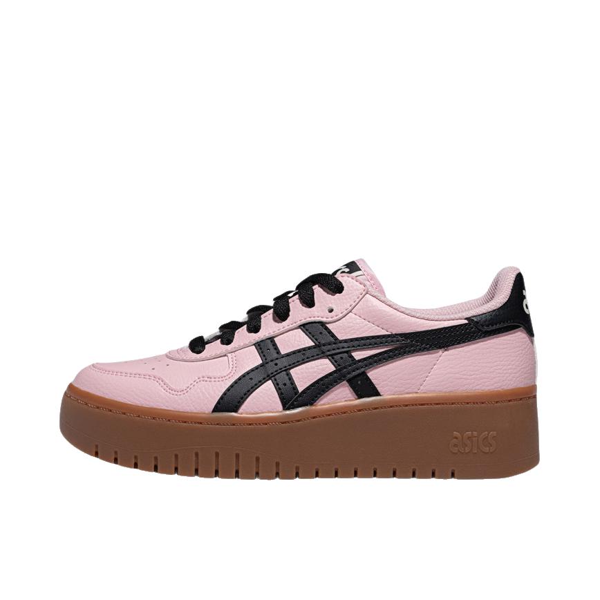 推荐商品：Asics/亚瑟士 Tiger Japan S PF 潮流复古 百搭时尚 防滑耐磨 网面透气 增高 休闲鞋 女款/粉色/黑色