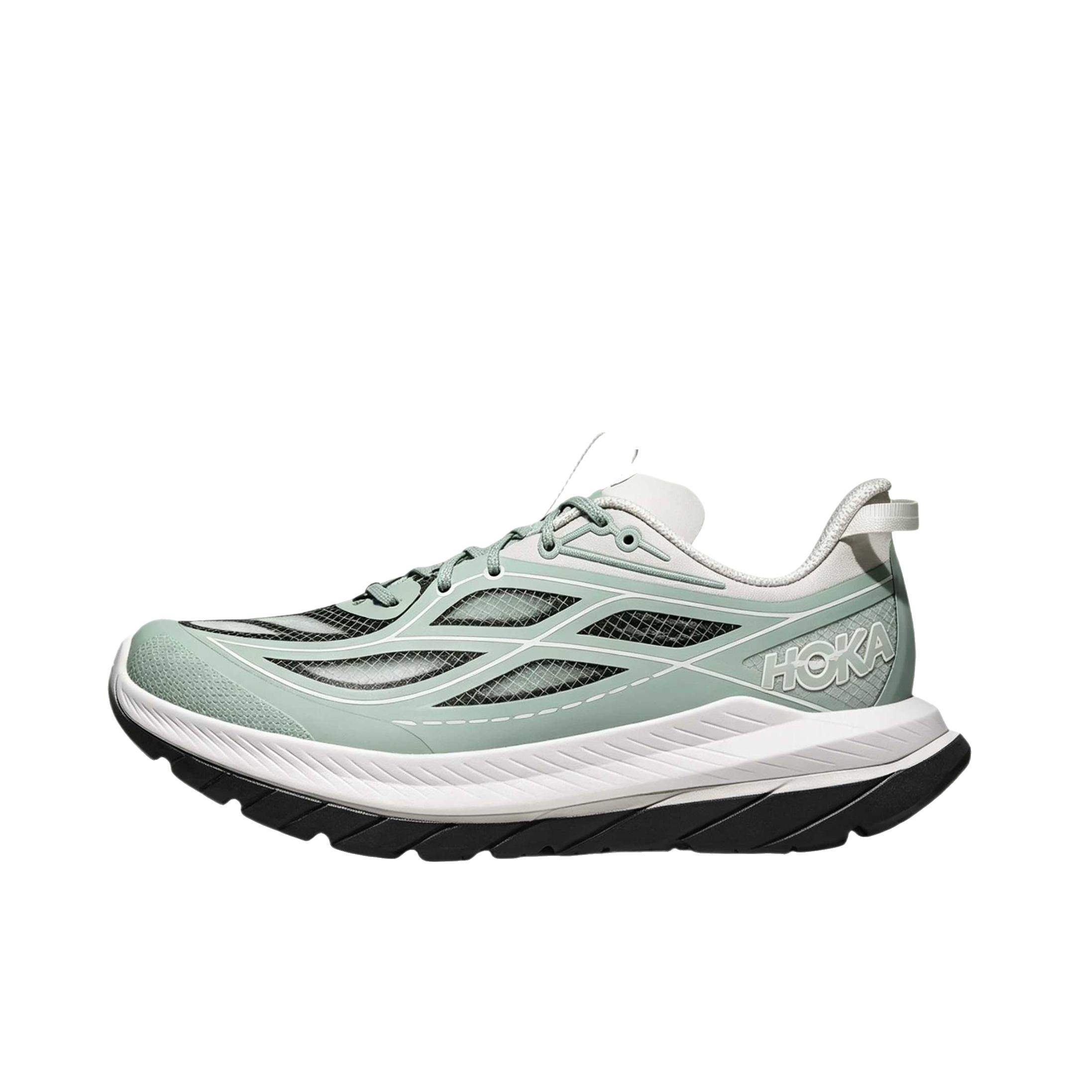 推荐商品：HOKA ONE ONE 马赫先锋版 Mach Remastered 跑鞋 运动耐磨缓震防滑 晨霜白/苍苔绿
