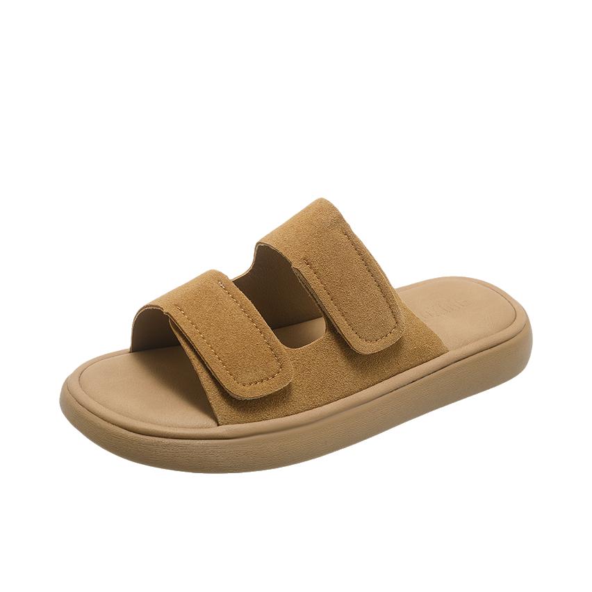 推荐商品：Birkenstock 勃肯鞋 拖鞋 外穿软弹轻便 QPDS-2626 女款/驼色