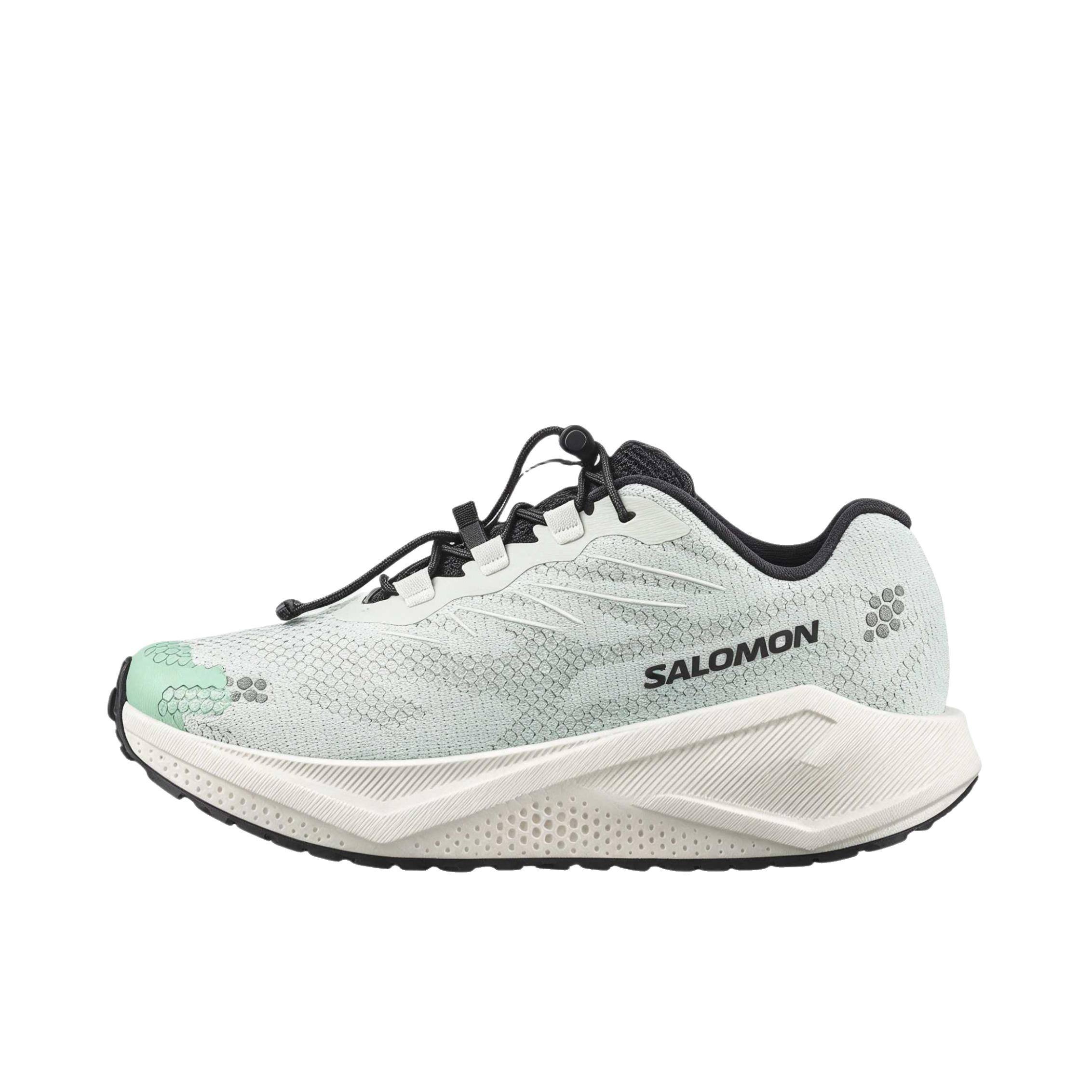 推荐商品：Salomon/萨洛蒙 AERO BLAZE 4 跑鞋 运动跑步缓震 清澈水蓝/香草冰/黑色