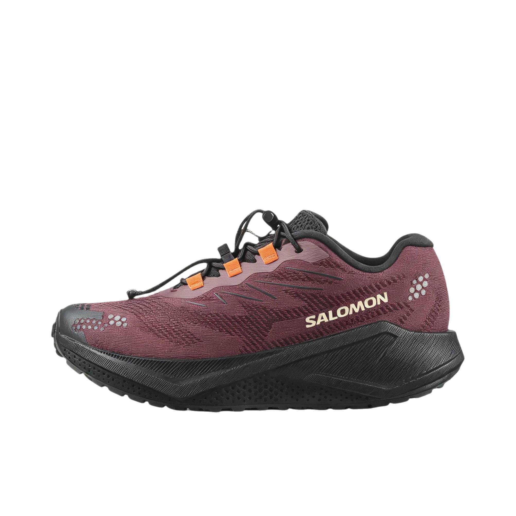 推荐商品：Salomon/萨洛蒙 AERO BLAZE 4 跑鞋 运动跑步缓震 越橘色/黑色/青柠奶油色