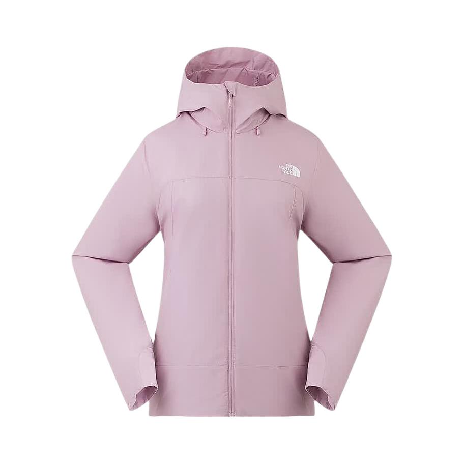 推荐商品：TheNorthFace/北面 2026AW 户外防风防泼水连帽防晒衣 女装 8J89 晶瑰粉