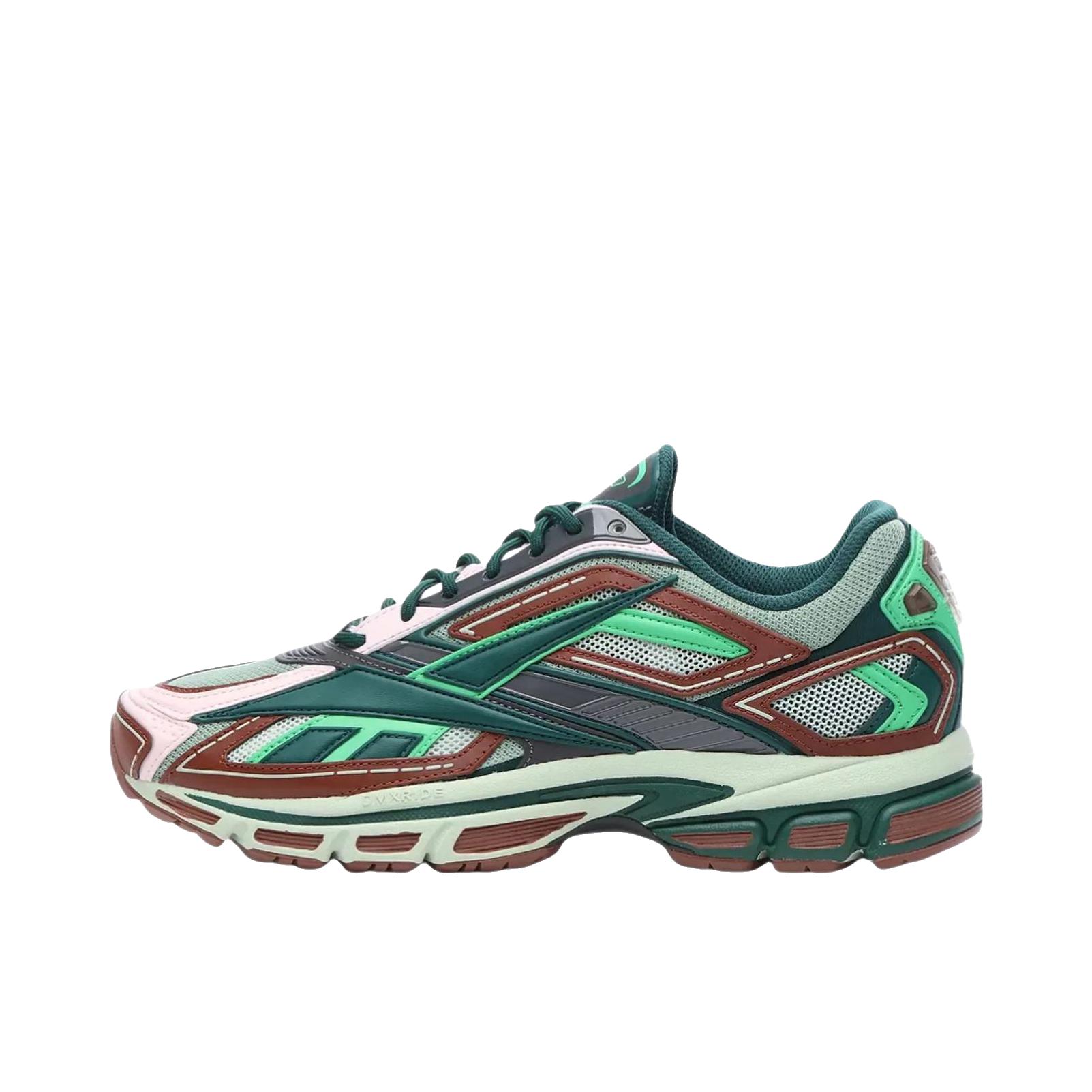 推荐商品：Reebok/锐步 Premier Road Ultra 运动休闲鞋 防滑低帮系带坡跟舒适百搭复古 绿色/棕色/粉色