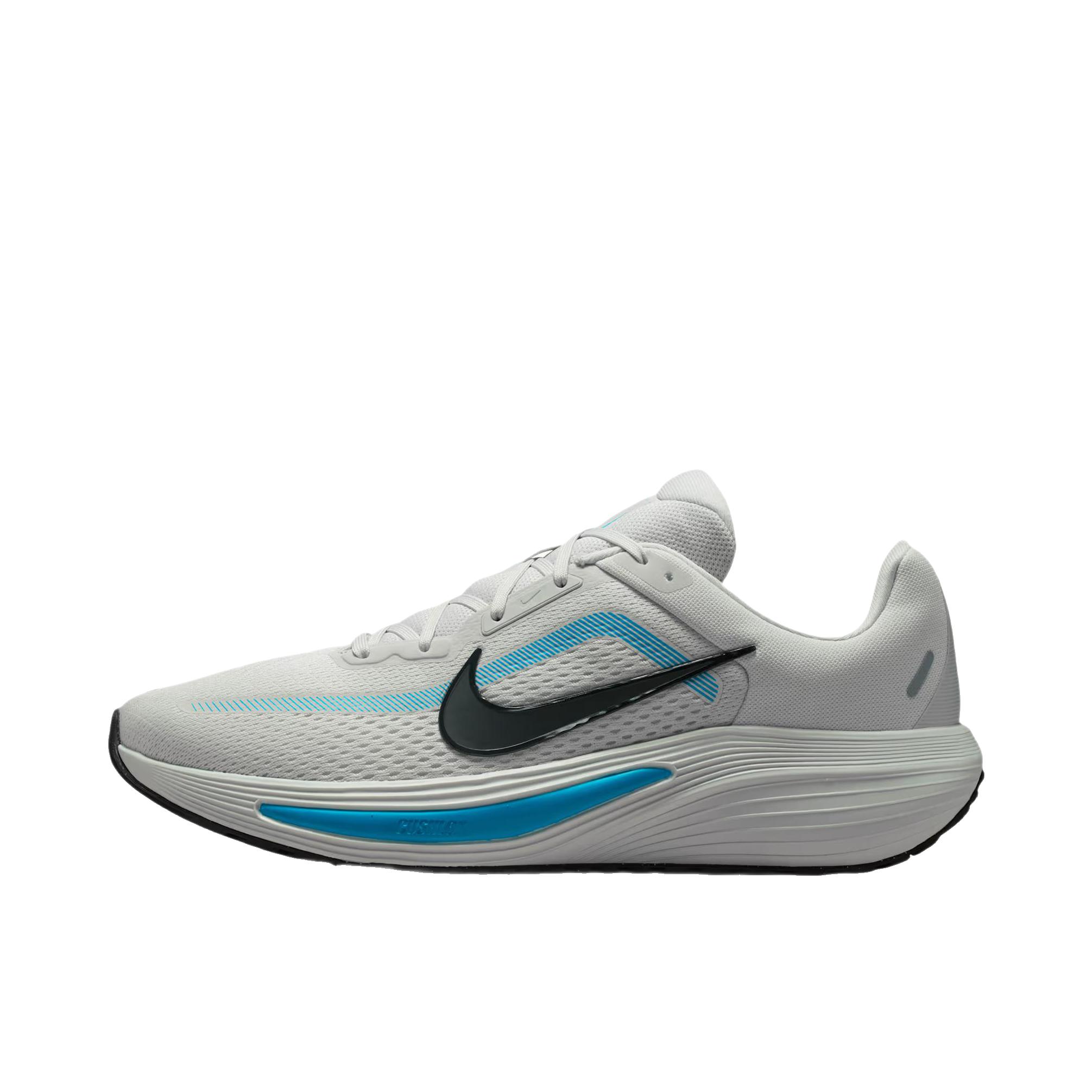 推荐商品：Nike Quest 7 跑鞋 弹力抓地透气回弹 浅灰色/浅蓝色/米白色/炭黑色