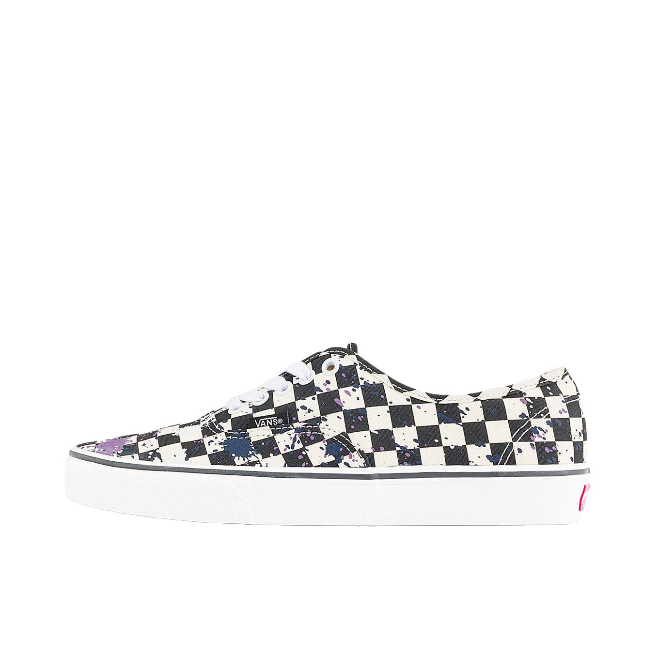 推荐商品：Vans/范斯 Authentic 潮流休闲 轻便舒适 防滑耐磨 百搭运动 复古 板鞋 棋盘格/油漆未干/黑色/白色