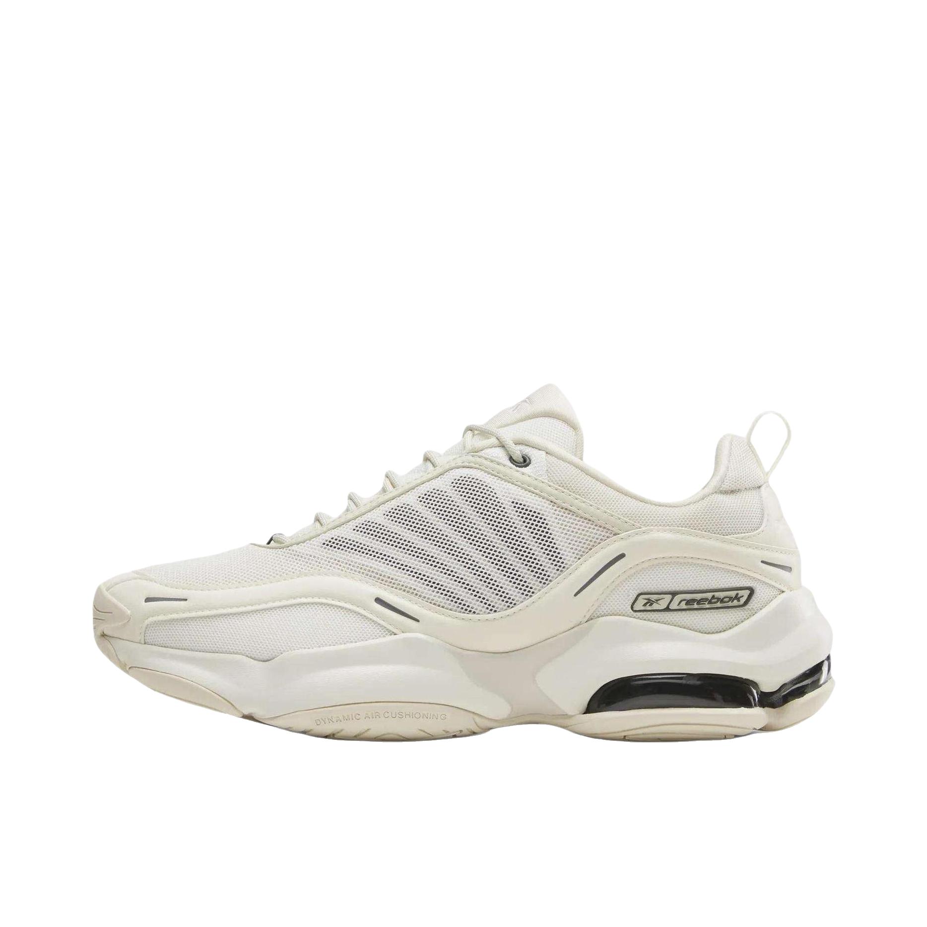 推荐商品：Reebok/锐步 DMX Series 3000 运动休闲鞋 舒适柔软圆头厚底 粉笔白