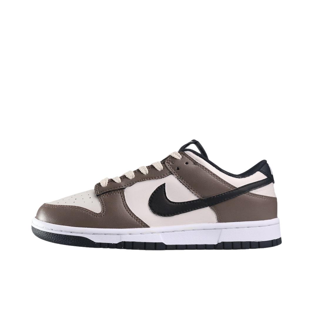 推荐商品：【定制球鞋】 Nike Dunk 板鞋 平跟系带防滑耐磨做旧高街简约百搭潮流复古美式 摩卡