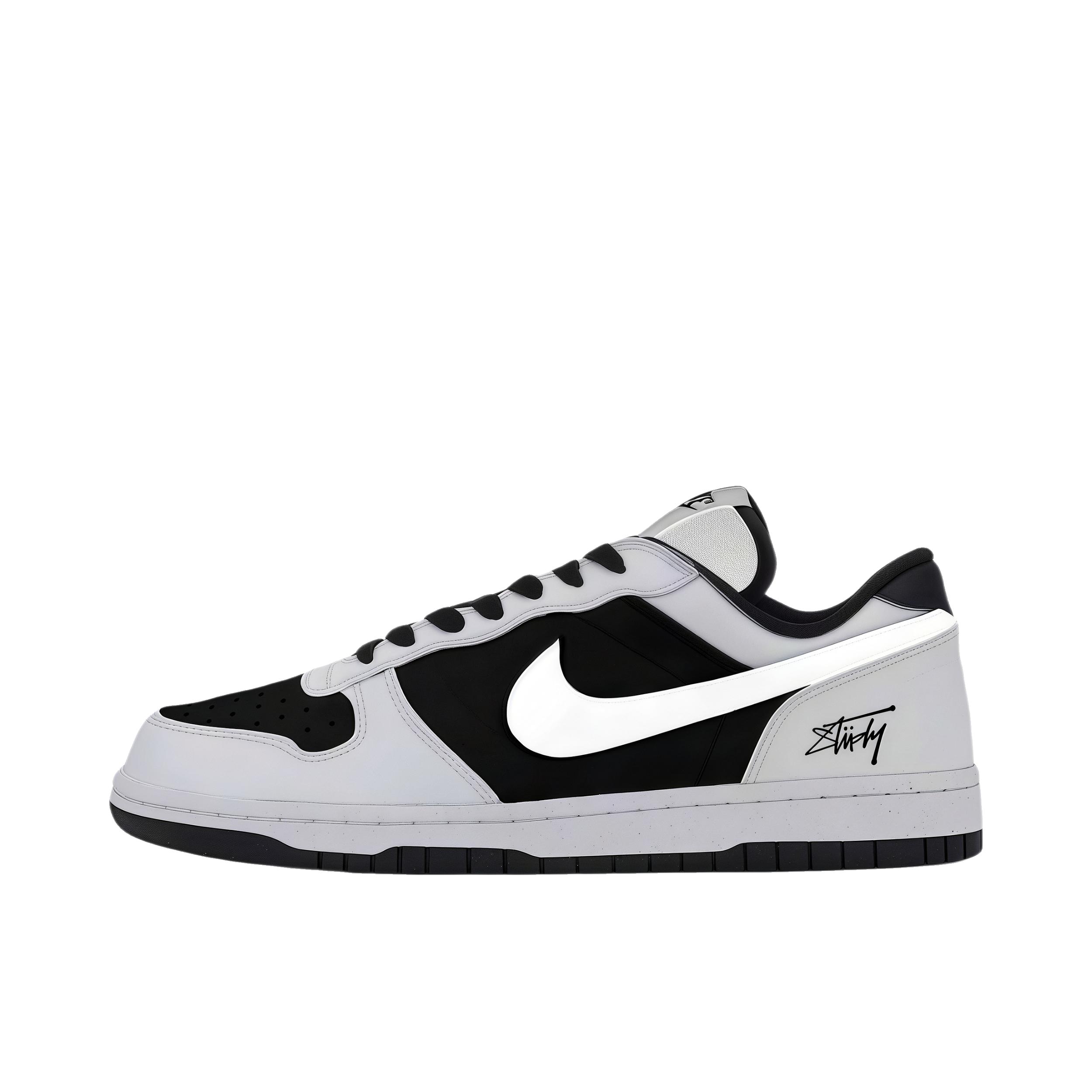 推荐商品：定制款 Nike Big 板鞋 复古熊猫高街防滑轻便 马年限定款/反转影子白