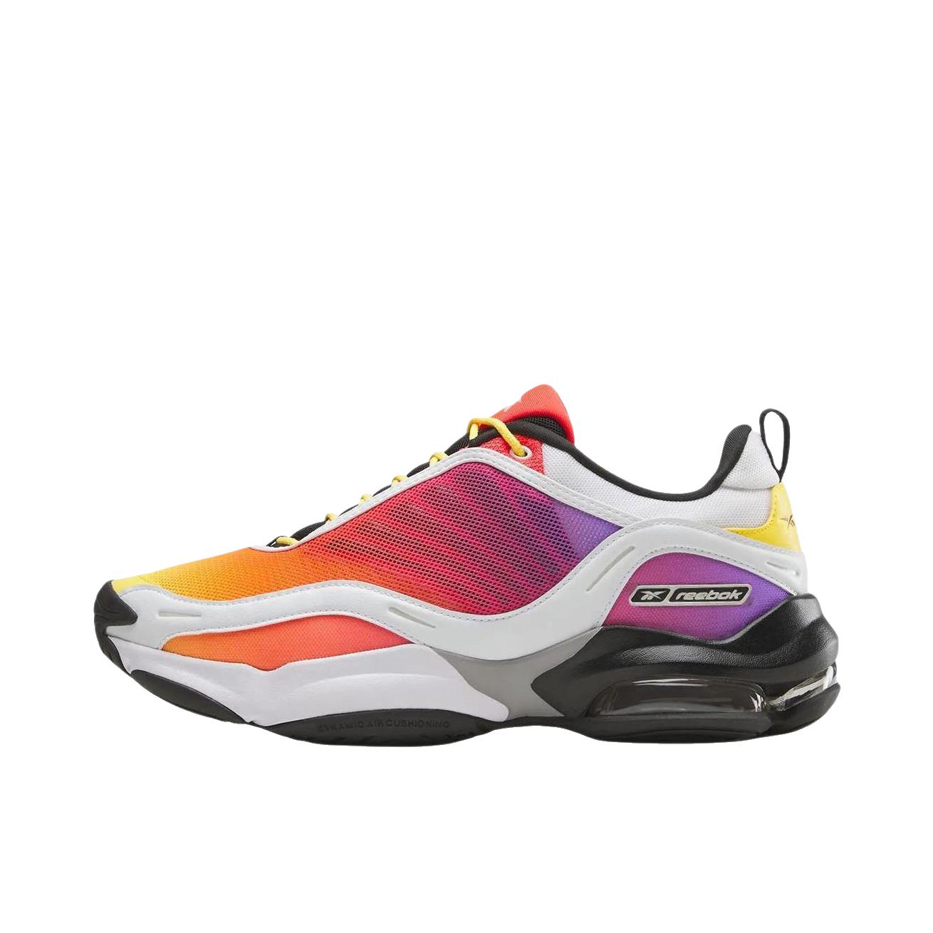 推荐商品：Reebok/锐步 DMX Series 3000 运动休闲鞋 舒适柔软圆头厚底 Brain Child联名/白色/橙色