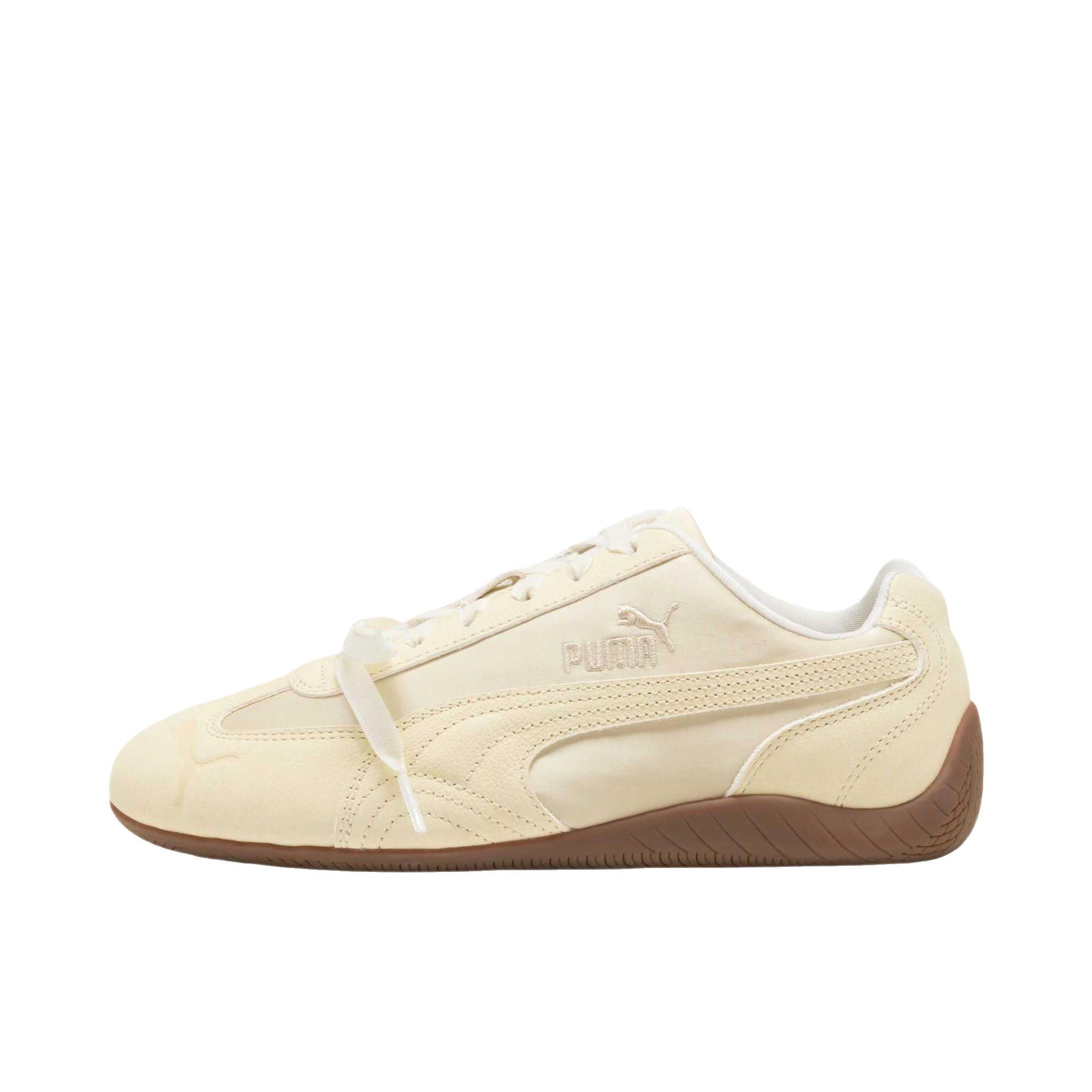 推荐商品：【单依纯同款】 Puma/彪马 Speedcat 运动休闲鞋 防滑耐磨薄底赛车风做旧T头鞋 落日黄/树胶色