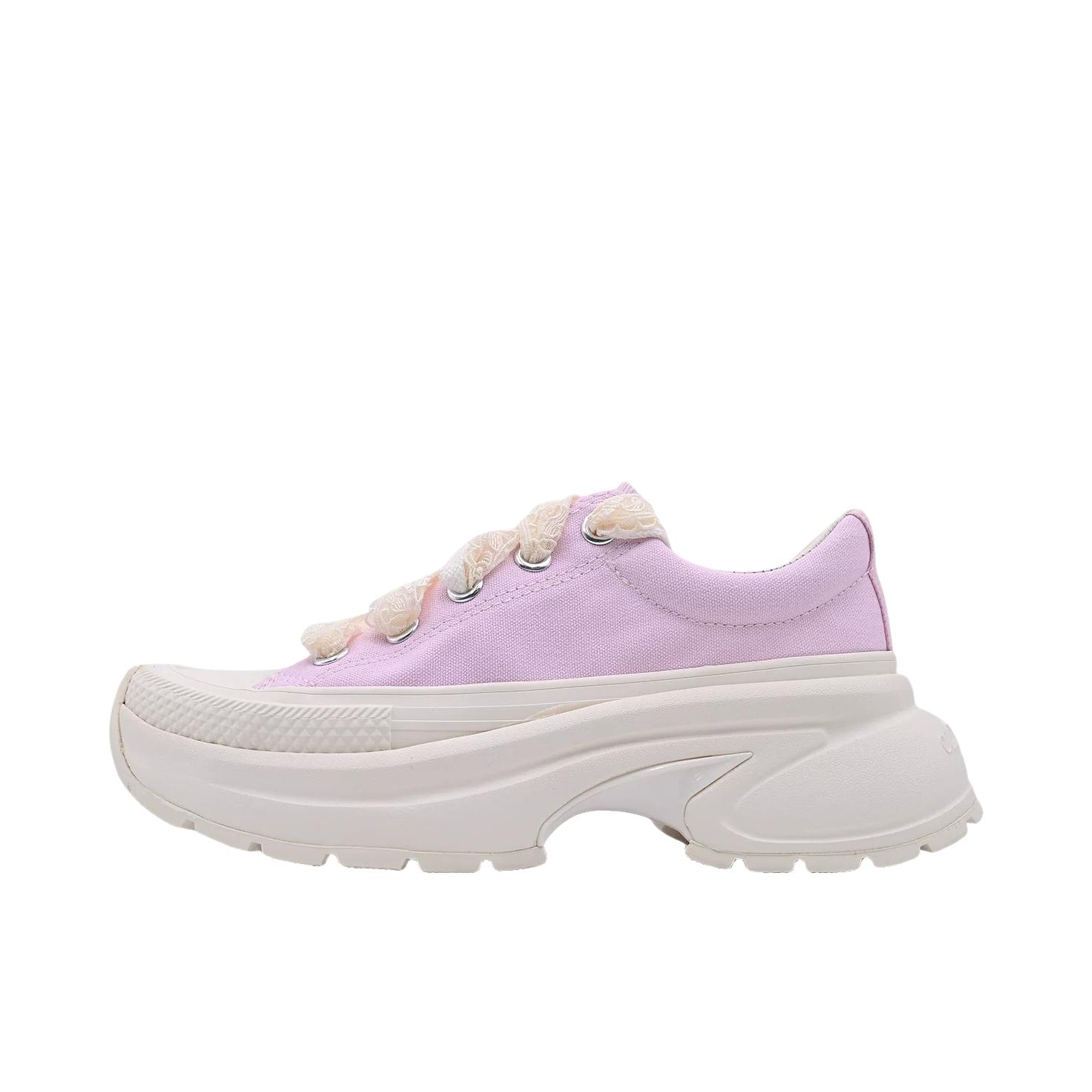 推荐商品：Converse/匡威 Run Star Crush 运动休闲鞋 厚底增高透气 粉色
