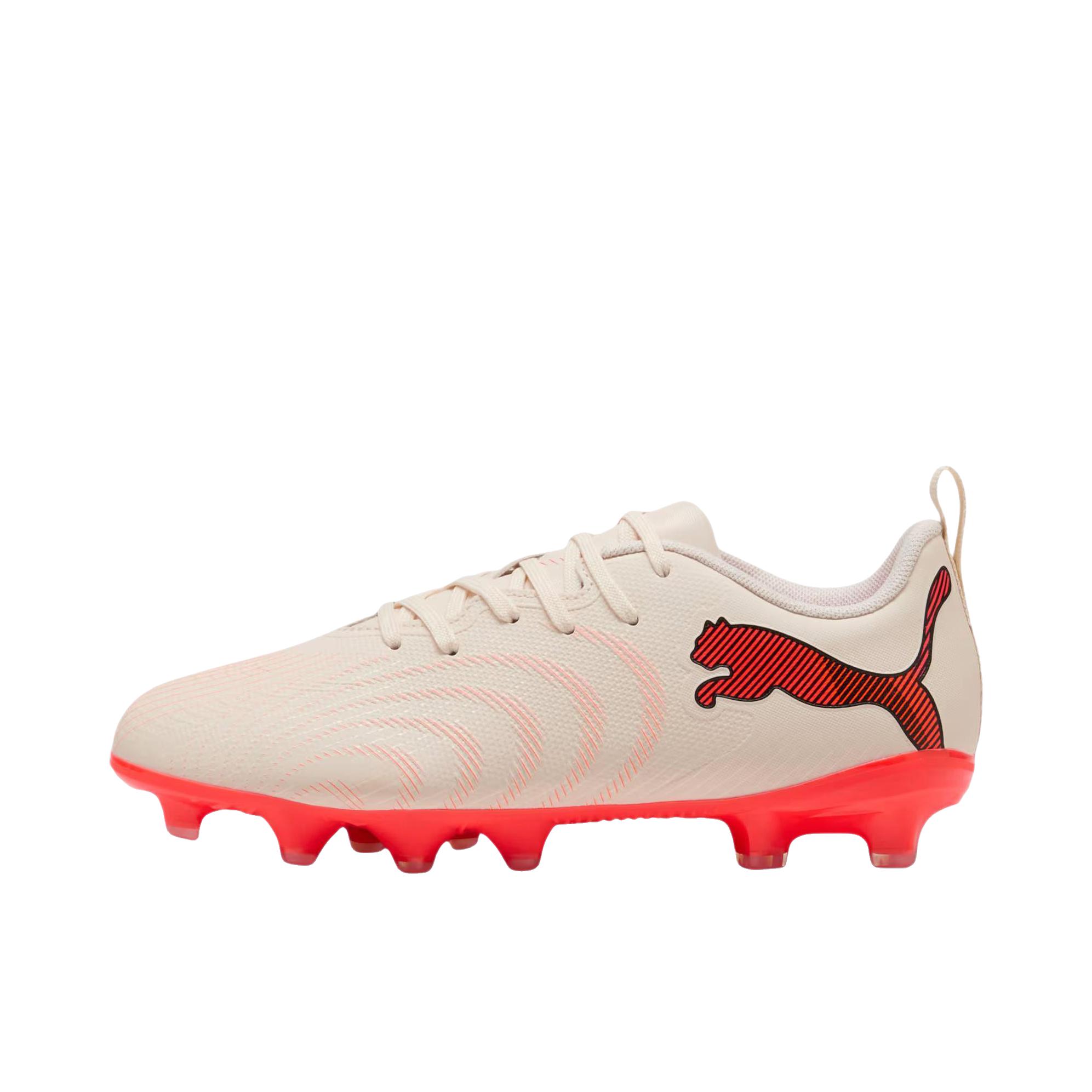 推荐商品：Puma/彪马 Future 9 Match MxSG 足球鞋 中端短钉人造草地 大童/糖渍杏仁色/PUMA白色/超红色/PUMA黑色 