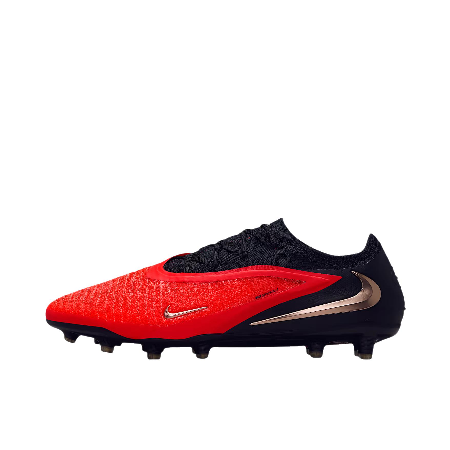 推荐商品：Nike Phantom 6 Elite AG 足球鞋 顶级短钉人造草地 亮深红/朦胧金/黑色