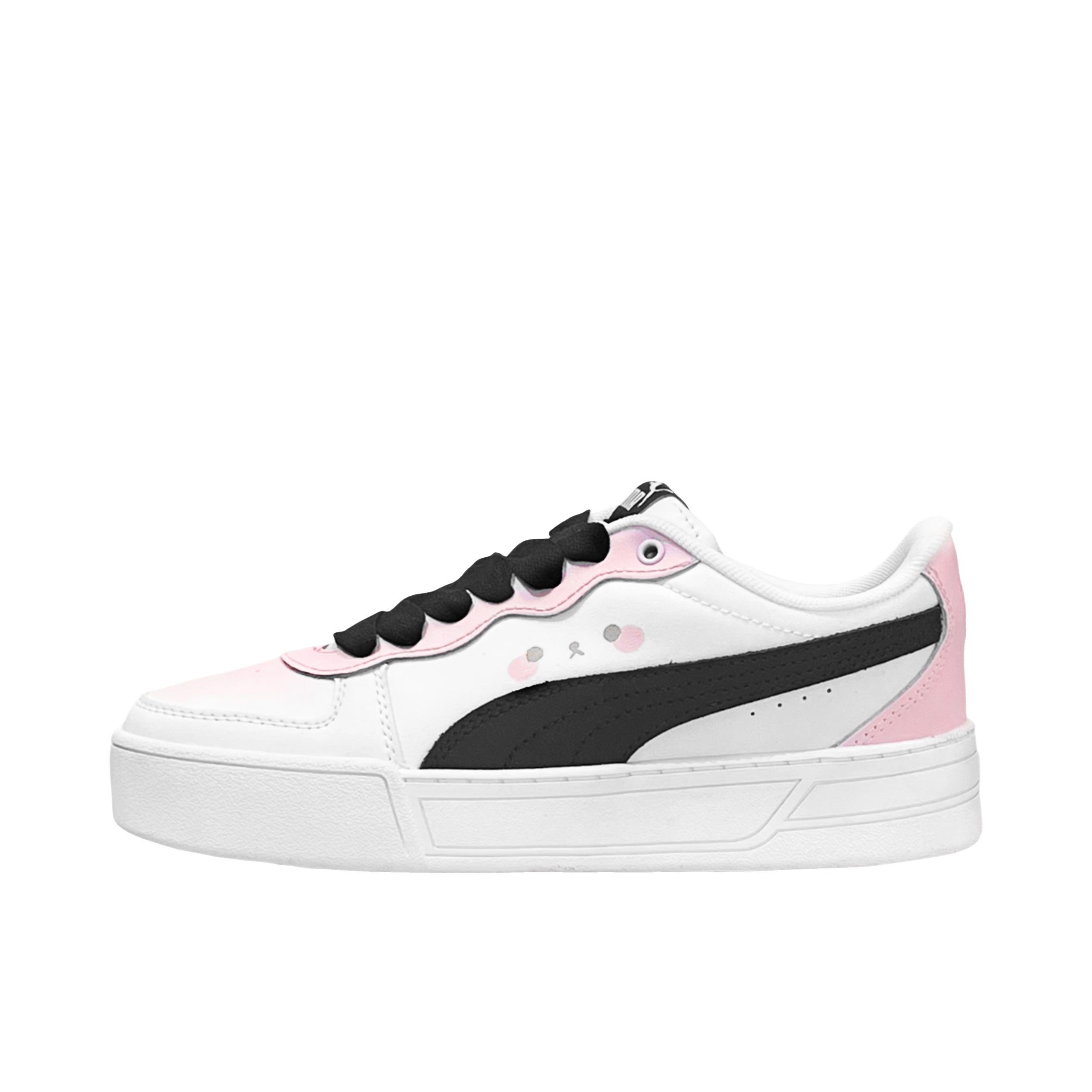 推荐商品：【定制球鞋】 Puma/彪马 Skye 板鞋 少女风甜酷防滑耐磨轻便百搭简约增高 女款/害羞熊仔