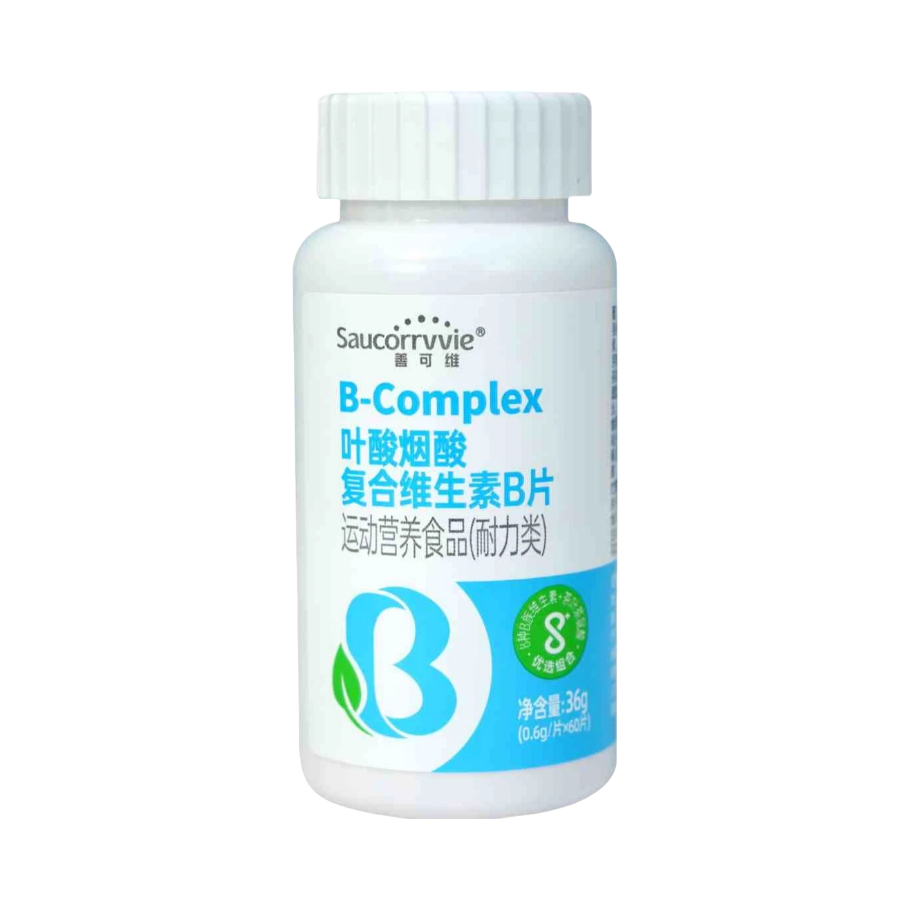 推荐商品：善可维 B-Complex 叶酸烟酸复合维生素B片 瓶装