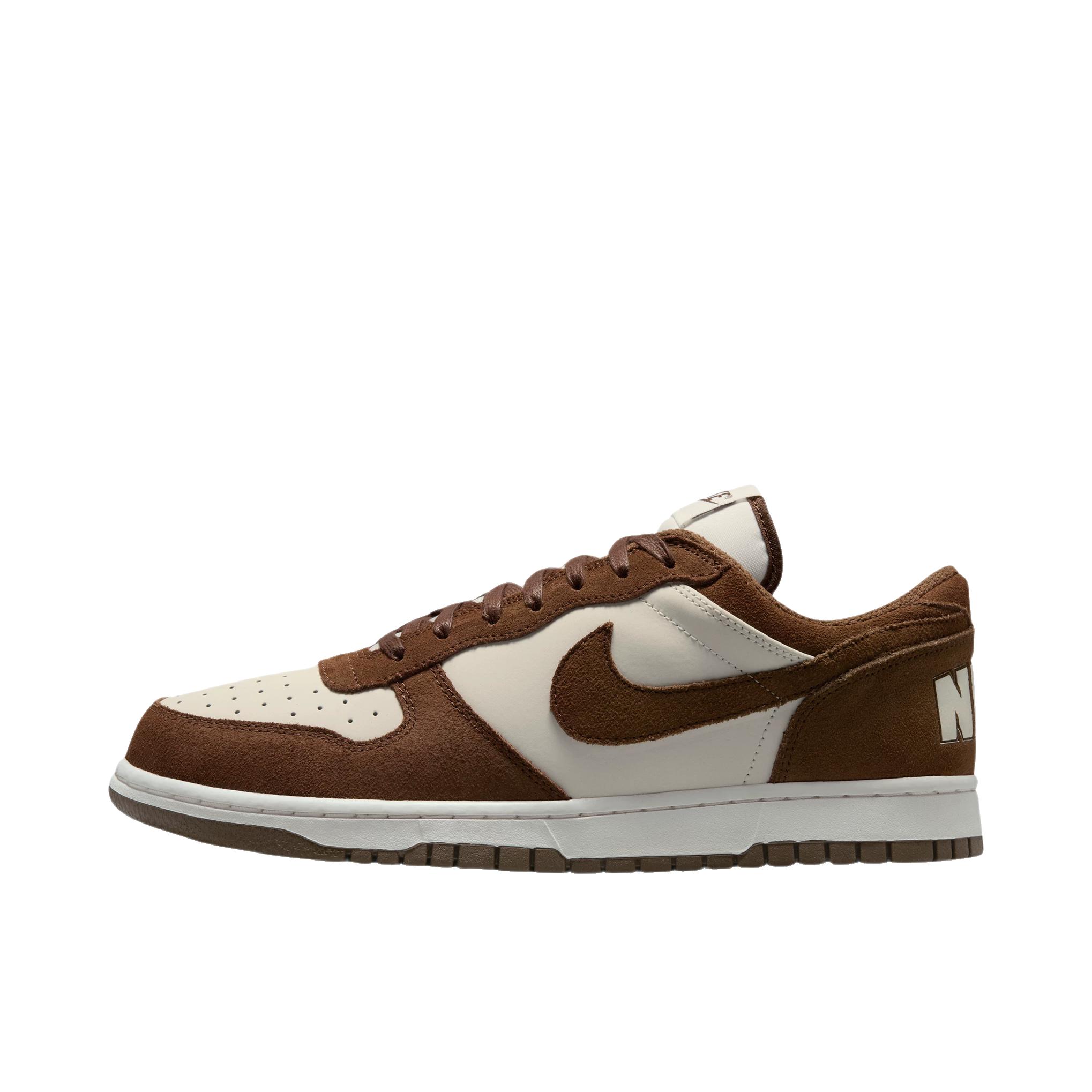 推荐商品：Nike Big Low Lux 板鞋 透气耐磨轻便复古 帆白色/惊喜可可色