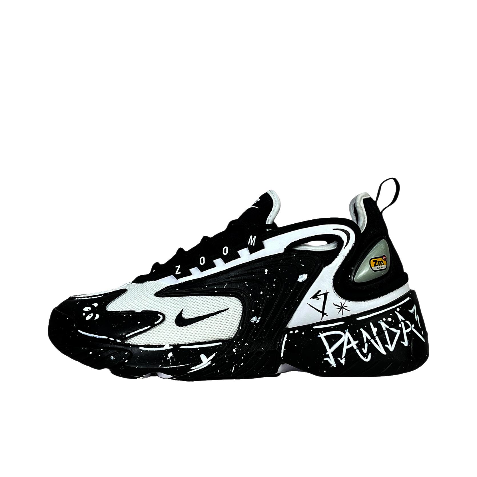 推荐商品：【定制球鞋】 Nike Zoom 2K 运动休闲鞋 泡棉舒适减震防滑耐磨低帮网布透气百搭复古 泼墨熊猫