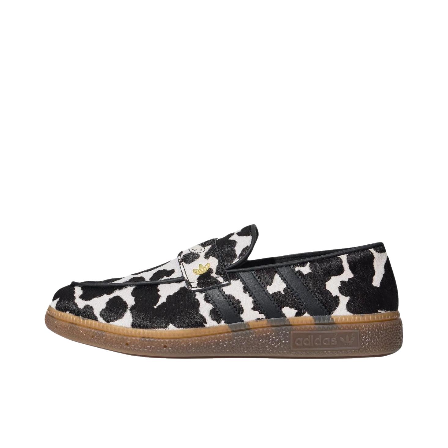 推荐商品：adidas Originals HANDBALL SPEZIAL Loafer 乐福鞋 运动休闲鞋 平跟圆头一脚蹬贴合 女款/黑色