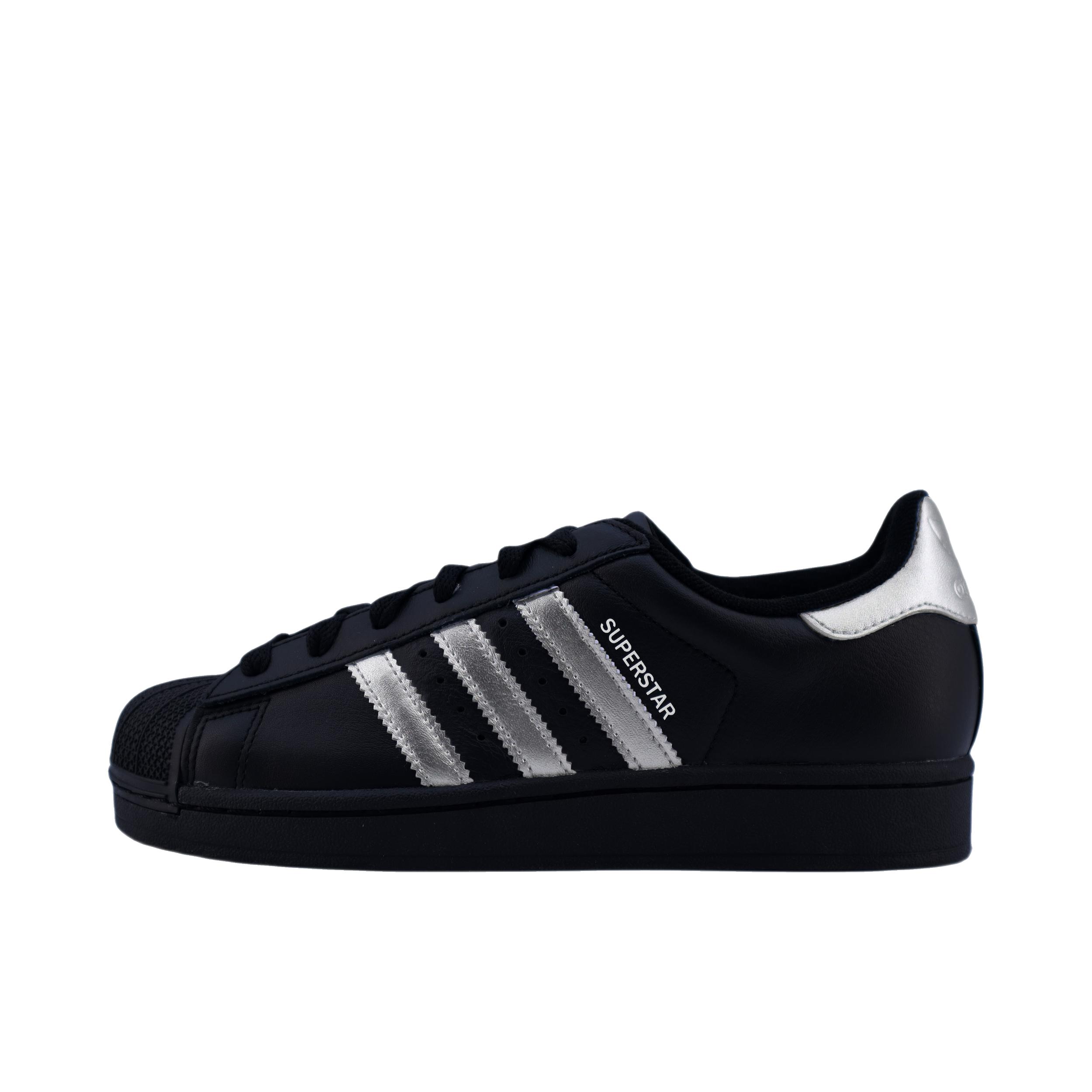 推荐商品：定制款 adidas Originals Superstar 2 板鞋 防滑减震低帮系带 银色