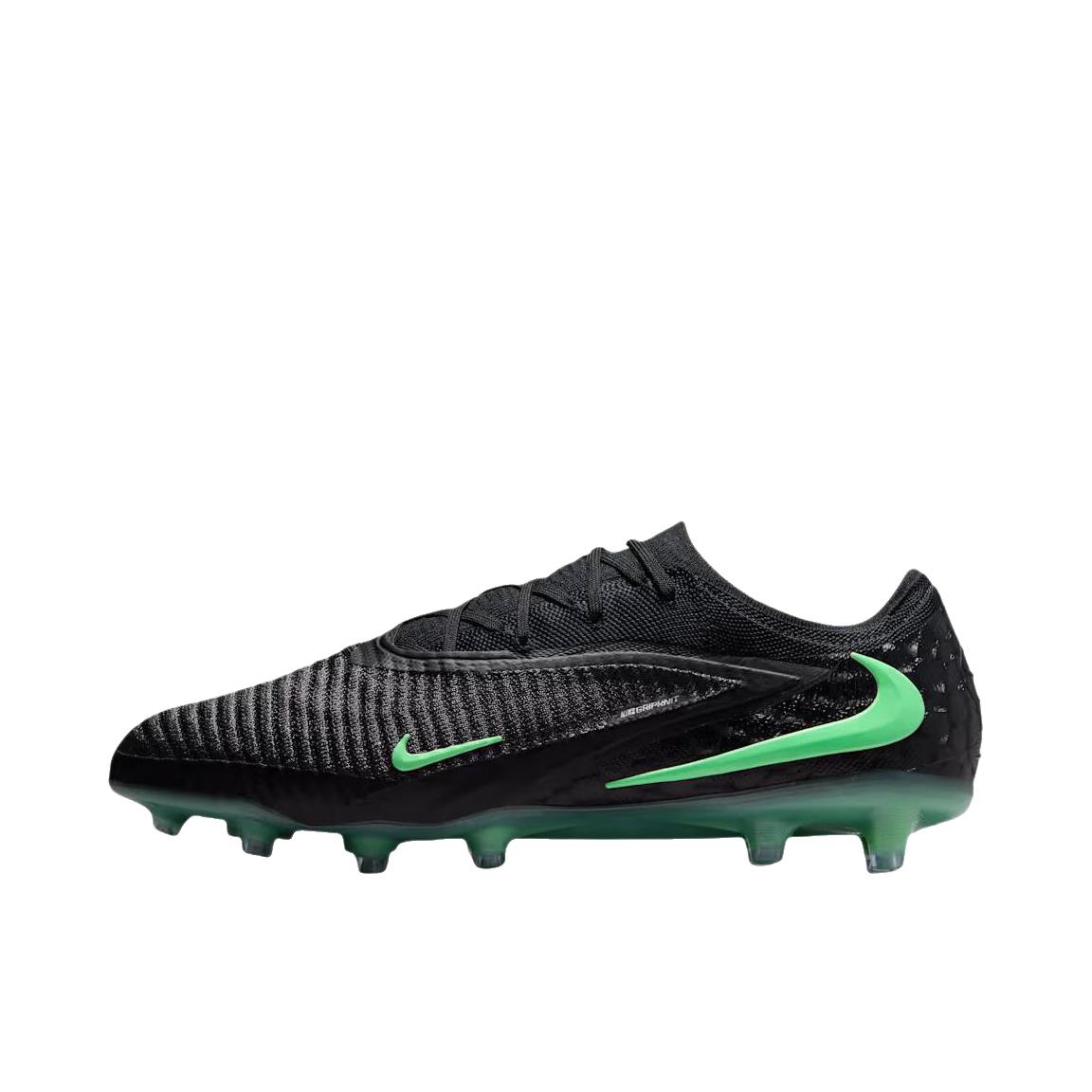 推荐商品：Nike Phantom 6 Elite AG 足球鞋 顶级短钉人造草地 黑色/幻彩绿