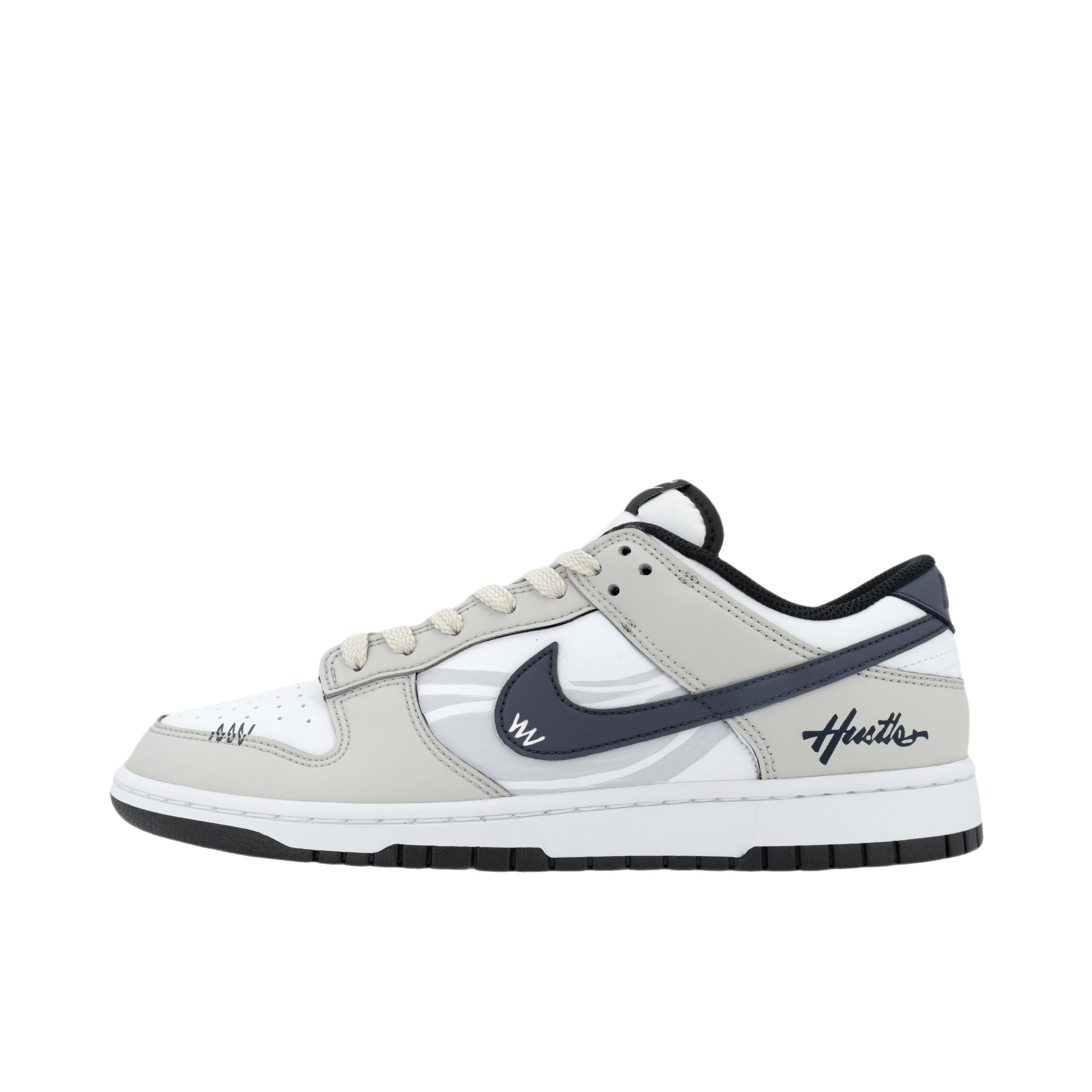 推荐商品：【定制球鞋】 Nike Dunk 板鞋 平跟系带防滑耐磨做旧高街简约百搭潮流复古美式 风之峡谷