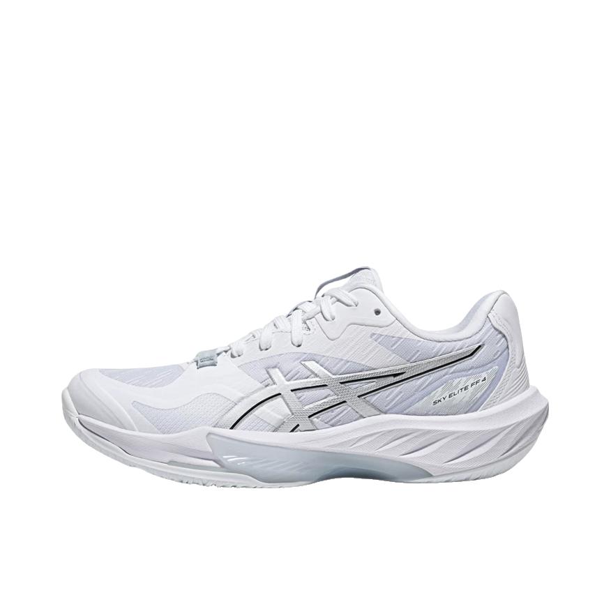 推荐商品：Asics/亚瑟士 SKY ELITE FF 4 排球鞋 柔软支撑厚底圆头 白色/银色/灰色
