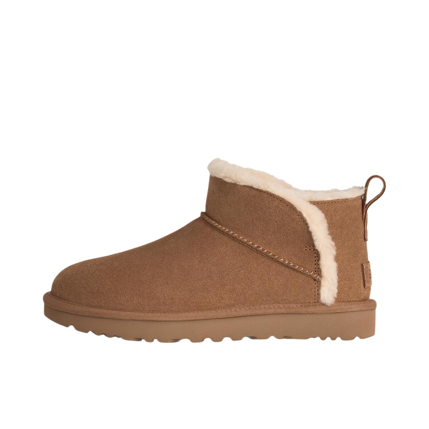 推荐商品：UGG Classic Novelty 雪地靴 舒适时尚休闲平底 栗色