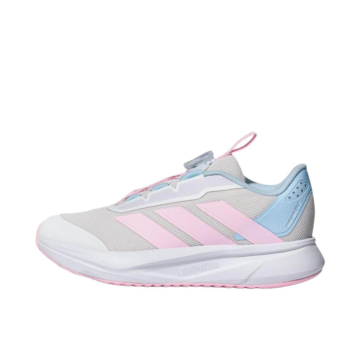 推荐商品：adidas DURAMO SL 2.0 运动鞋儿童 轻感舒爽 大童/晶白/清澈粉/冰晶蓝