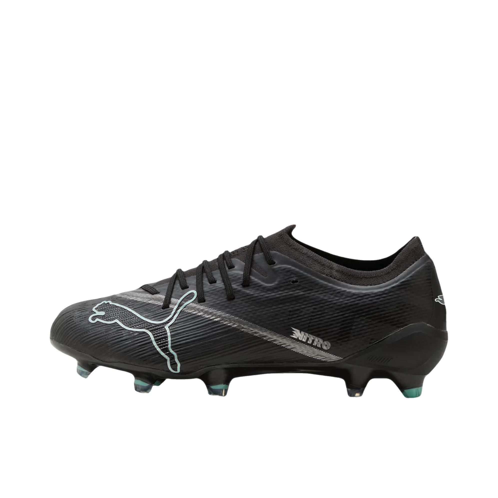 推荐商品：Puma/彪马 Ultra Nitro 7 PRO FG 足球鞋 胶质长钉天然草坪灵敏轻便 黑色/薄荷绿