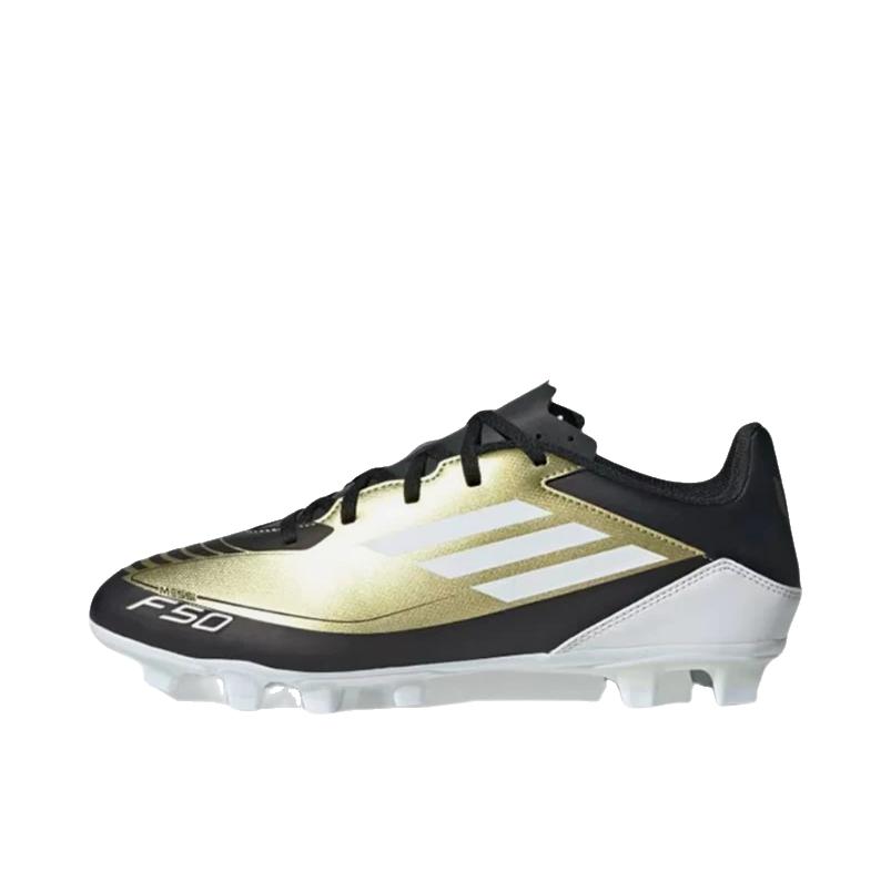 推荐商品：adidas F50 League 2G/3G AG 足球鞋 中端短钉人造草地 黑色/金色/白色